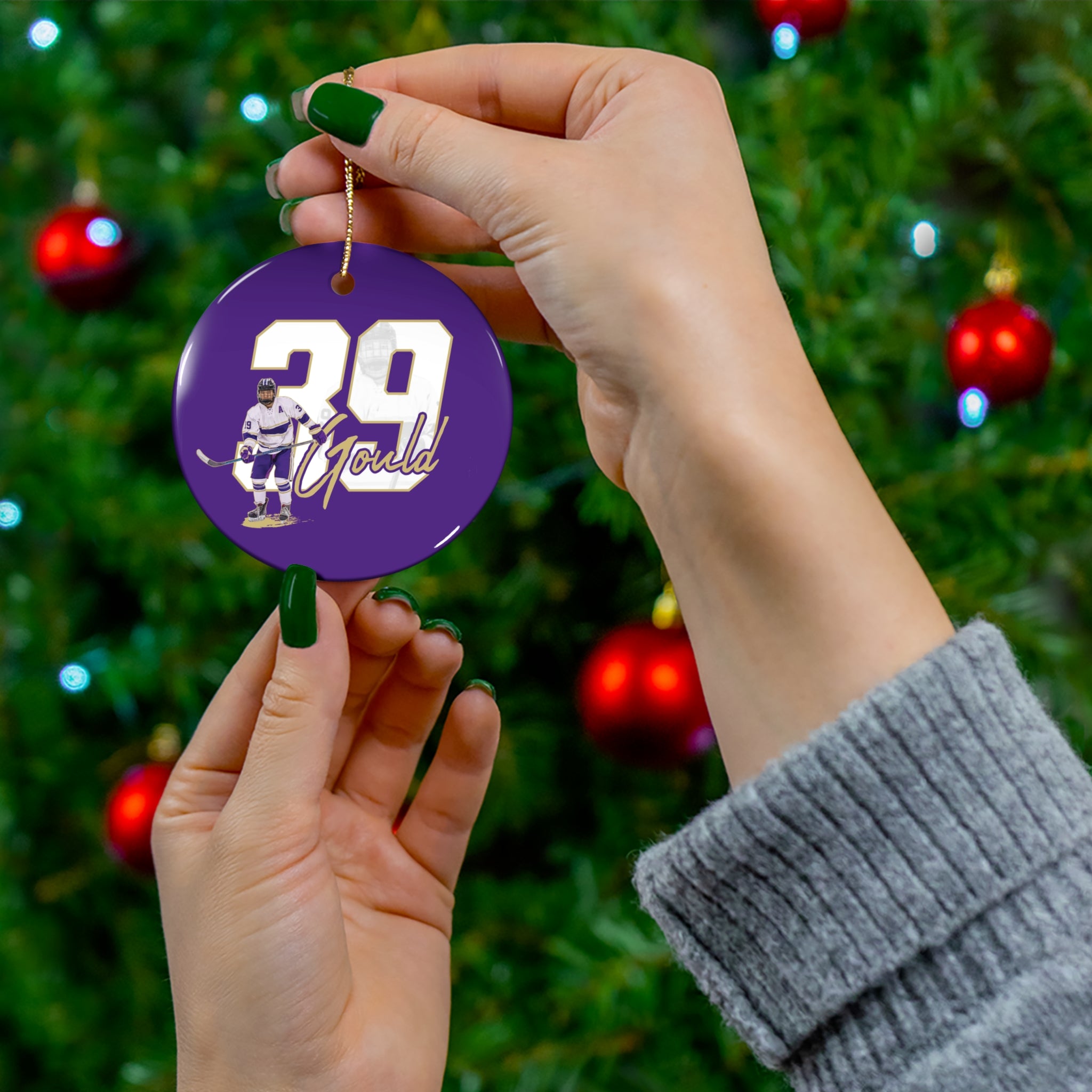 Evan Gould Ceramic Ornament