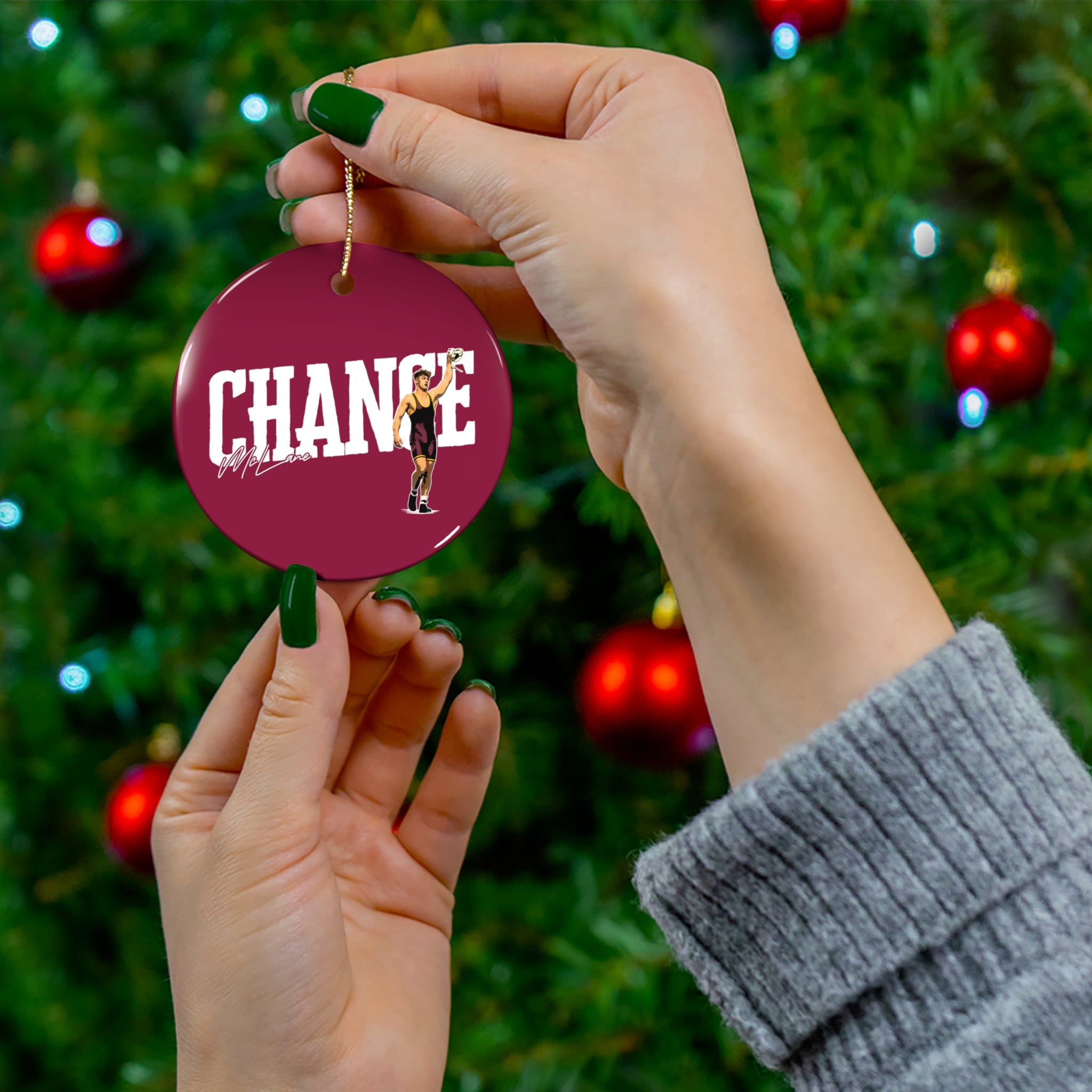 Chance McLane Ceramic Ornament