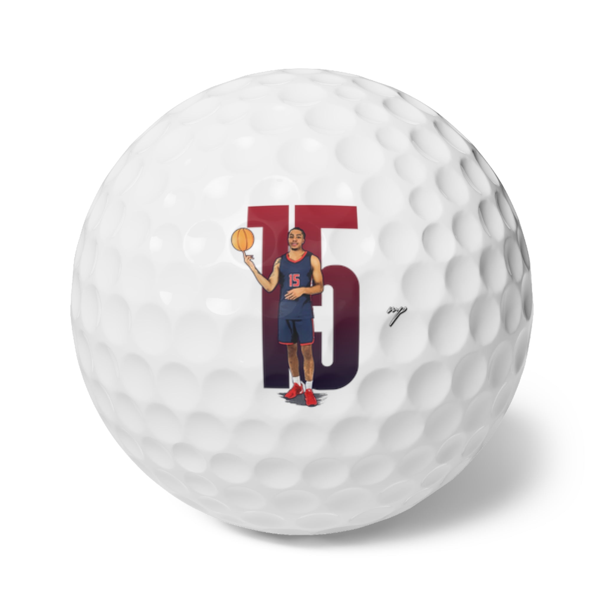 Zion McDuffie Golf Balls, 6pc