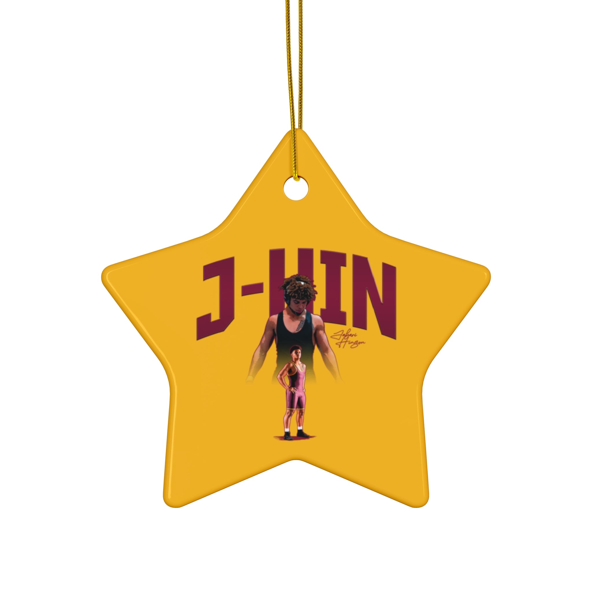 Jabari Hinson Ceramic Ornament