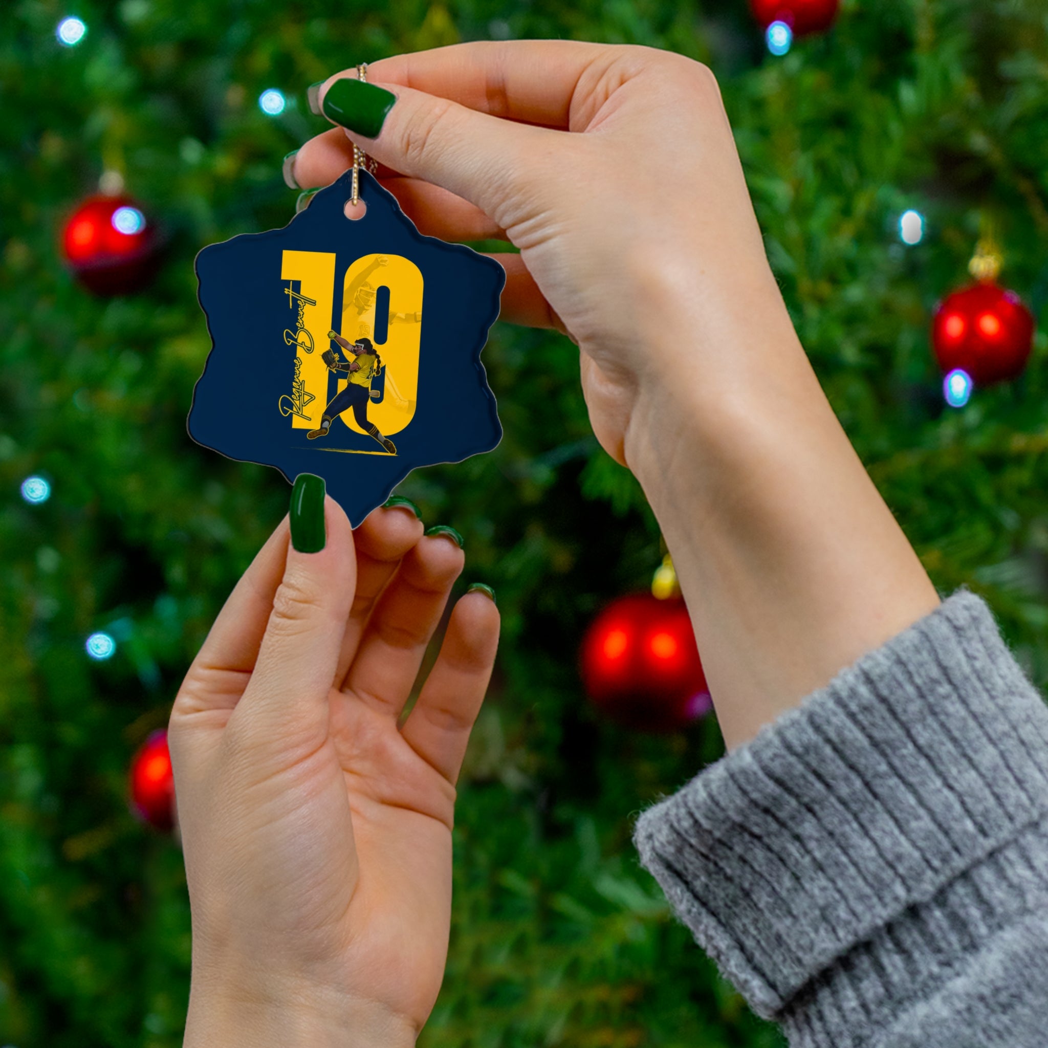 Reganne Bennett Ceramic Ornament