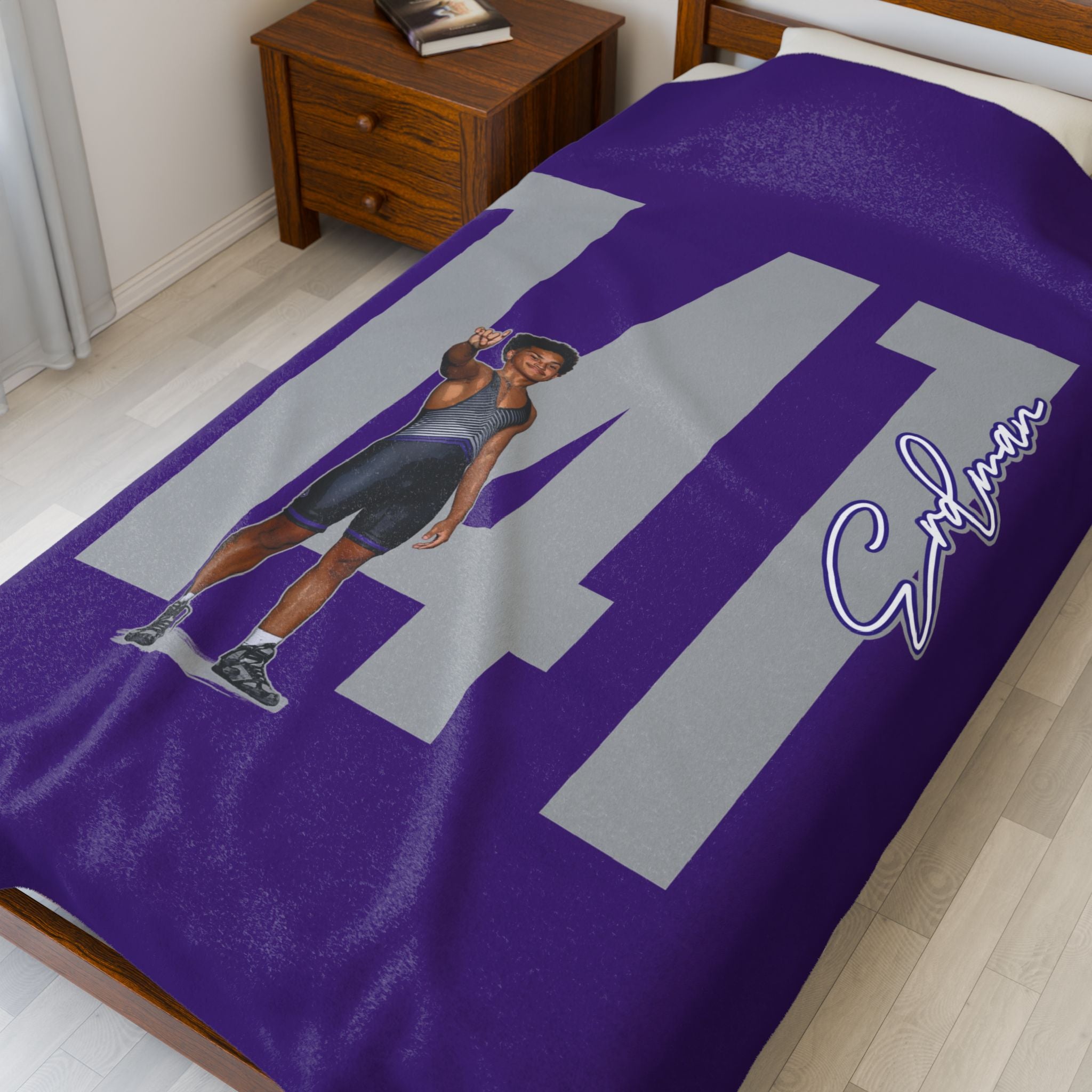 Moe Erdman Velveteen Plush Blanket
