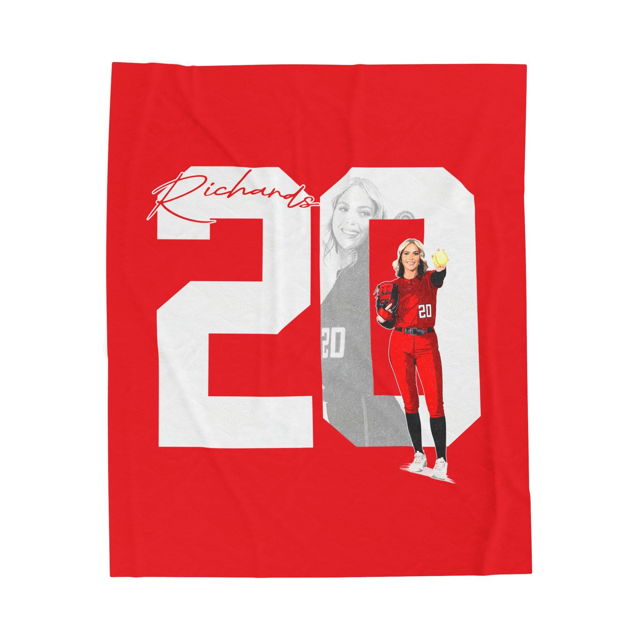 Mia Richards Velveteen Plush Blanket