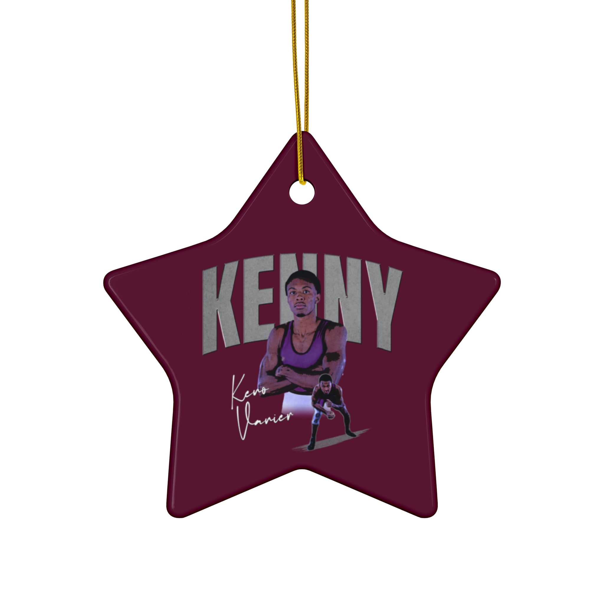Keno Vanier Ceramic Ornament