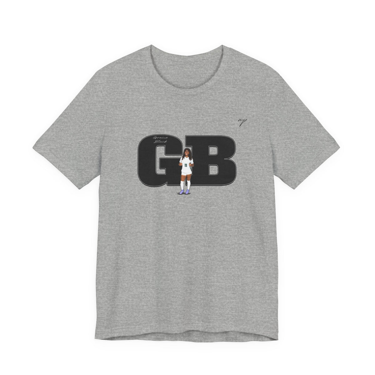 Gracie Black Graphic Tee