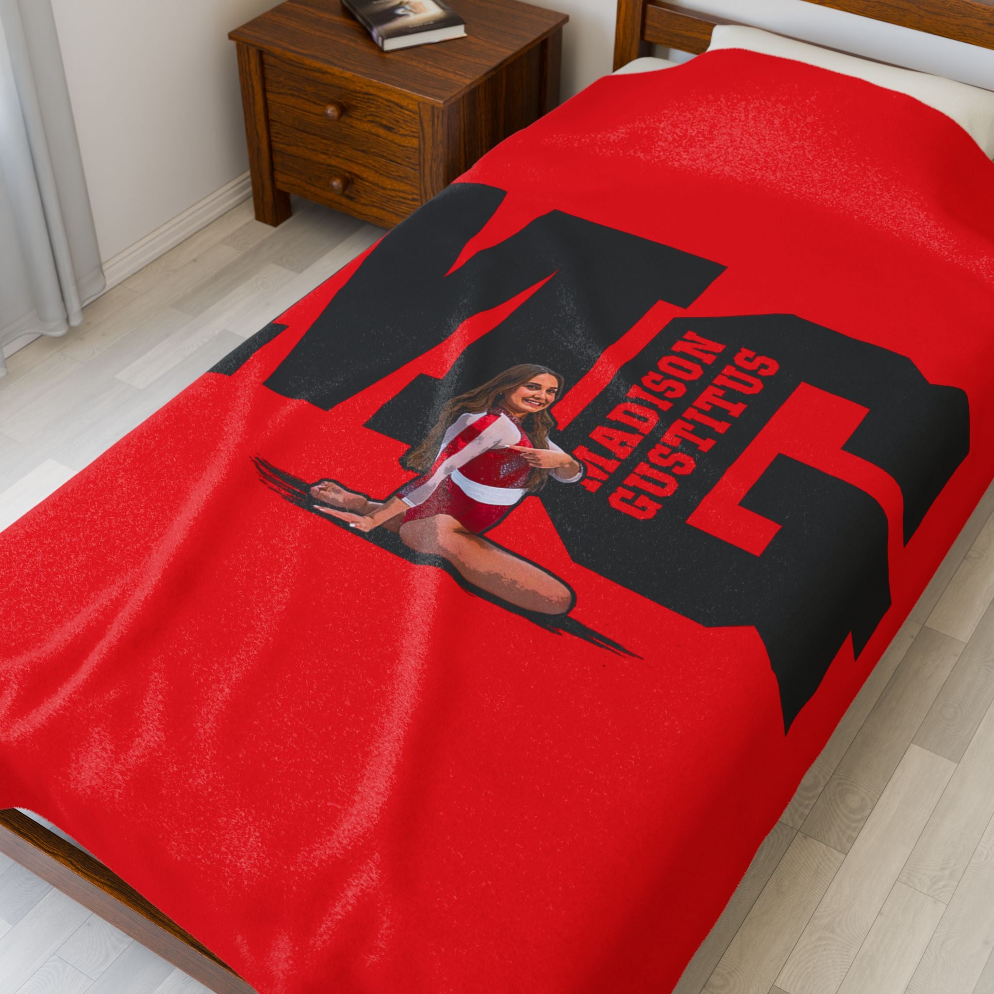 Madison Gustitus Velveteen Plush Blanket