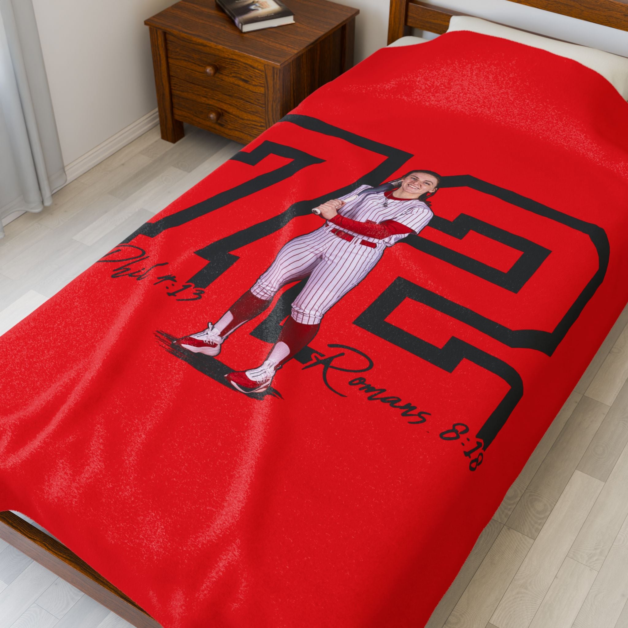 Carlie Muhlbach Velveteen Plush Blanket