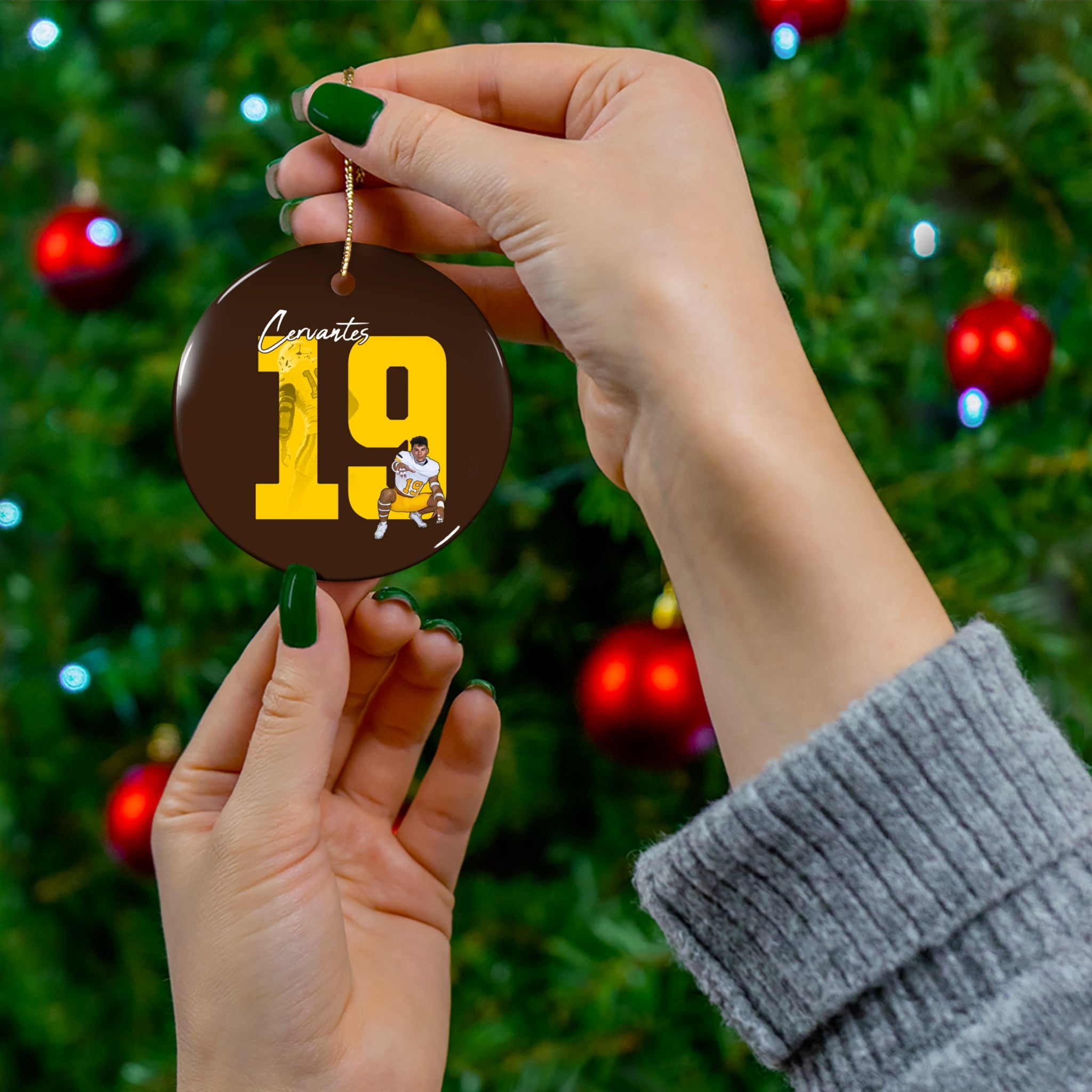 Connor Cervantes Ceramic Ornament