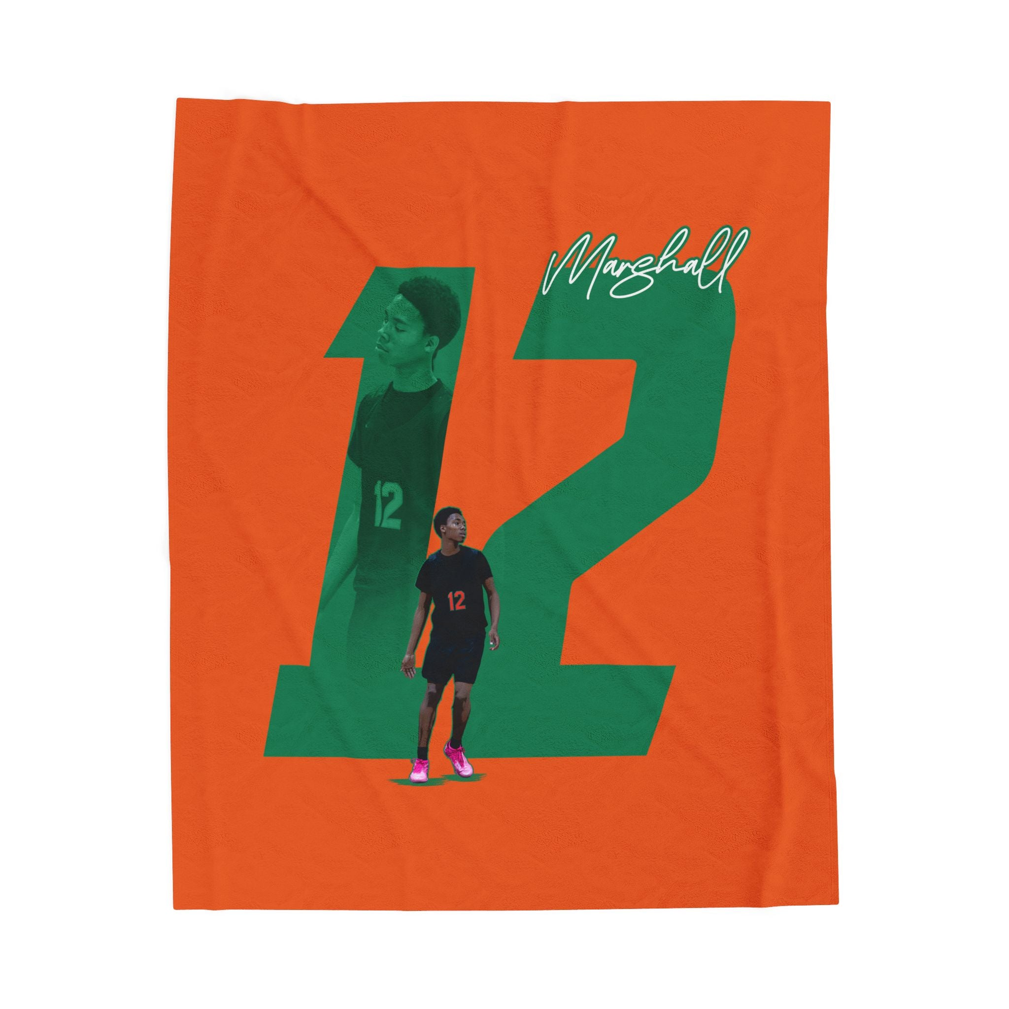 Marcus Marshall Velveteen Plush Blanket
