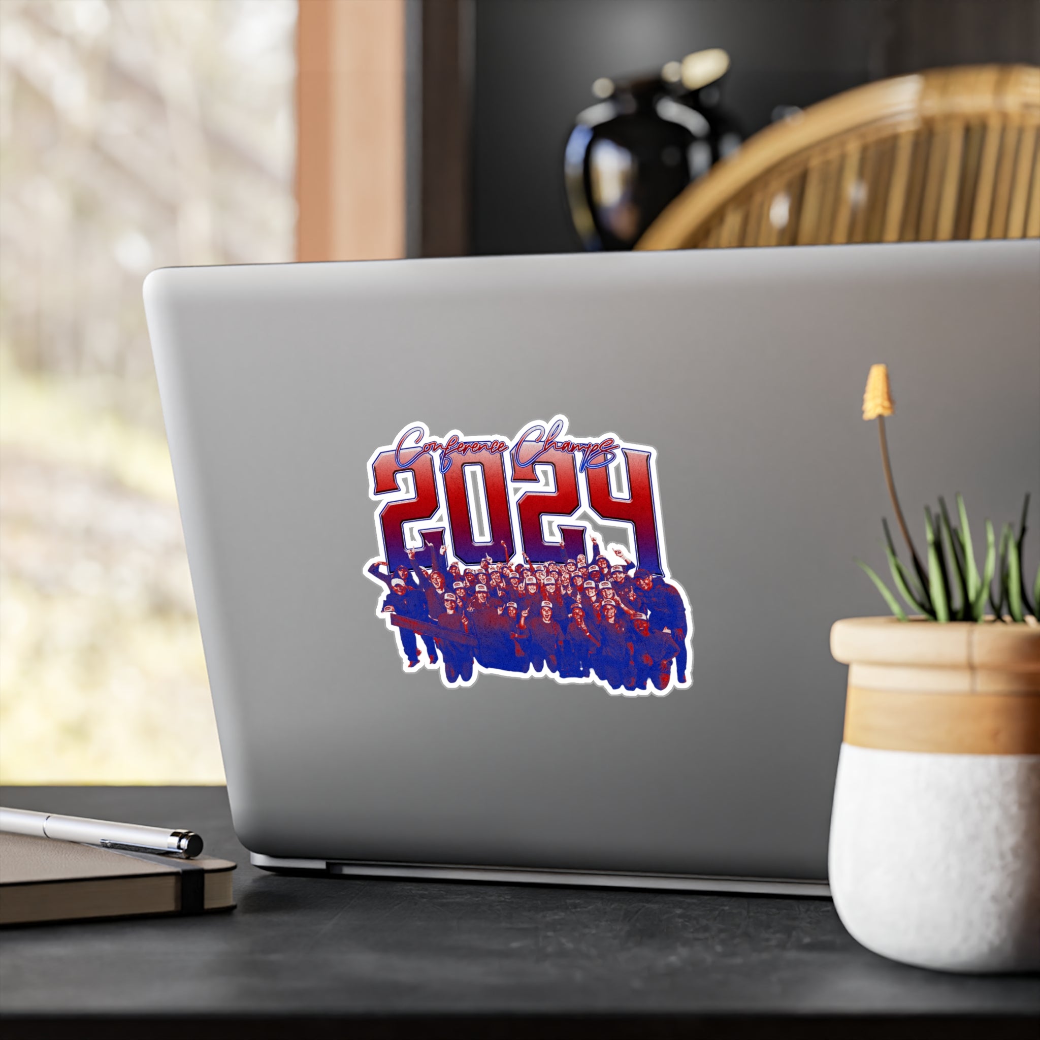 Kansas Soccer Conference Champs Vinyl Decals