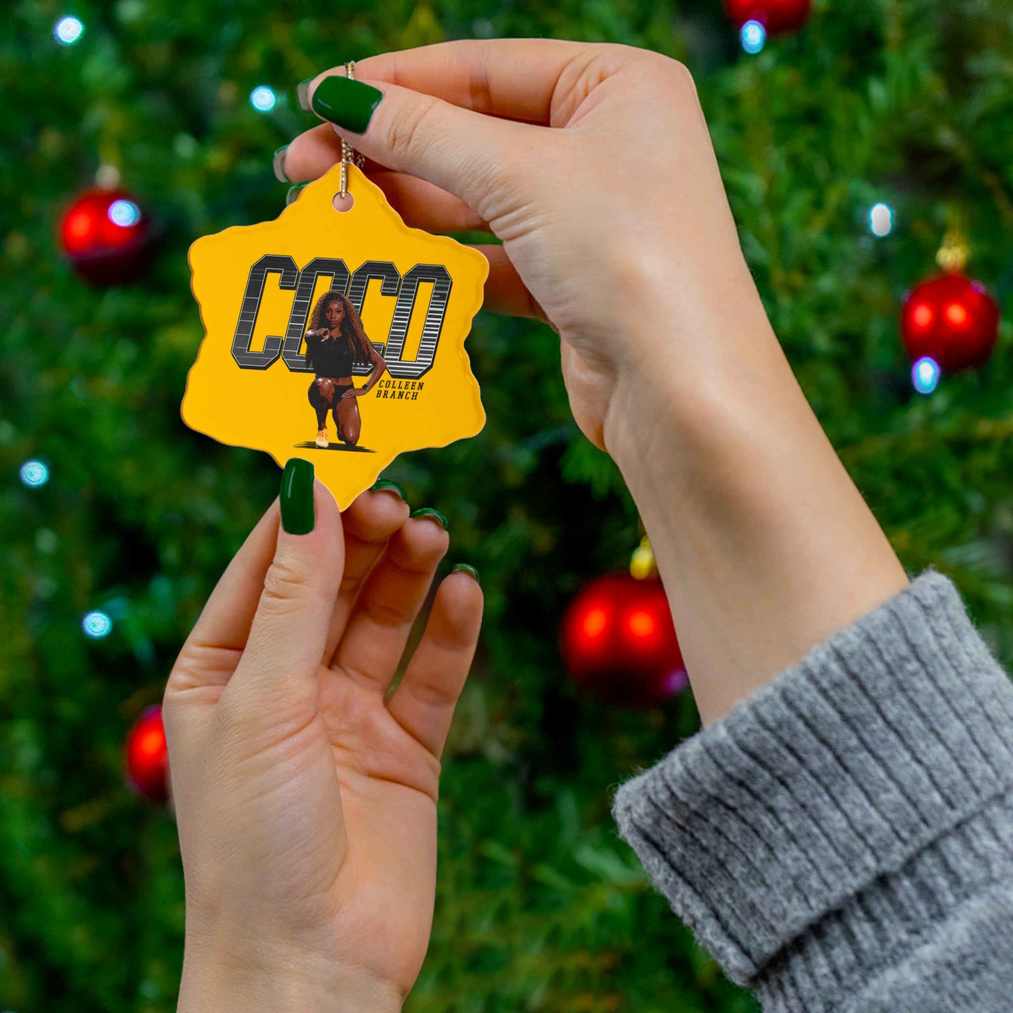 Colleen "Co Co" Branch Ceramic Ornament