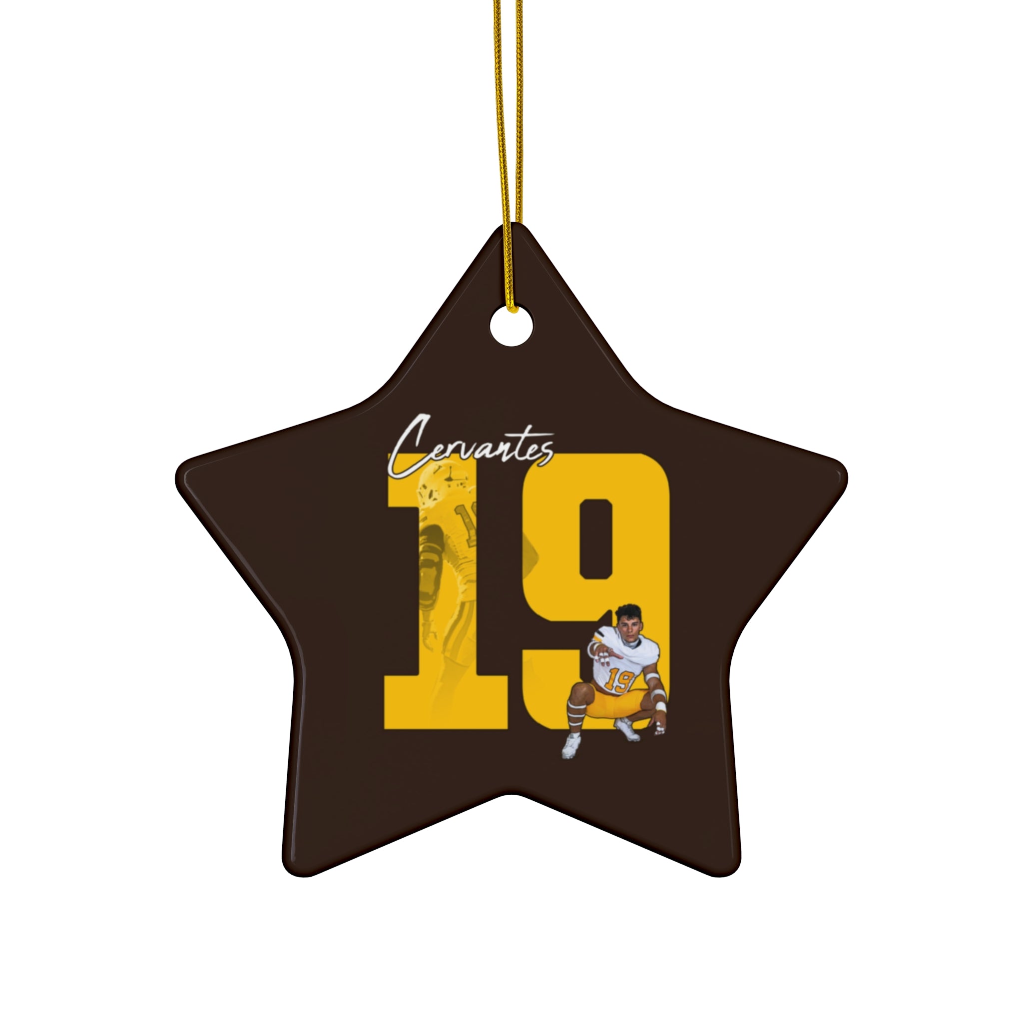 Connor Cervantes Ceramic Ornament