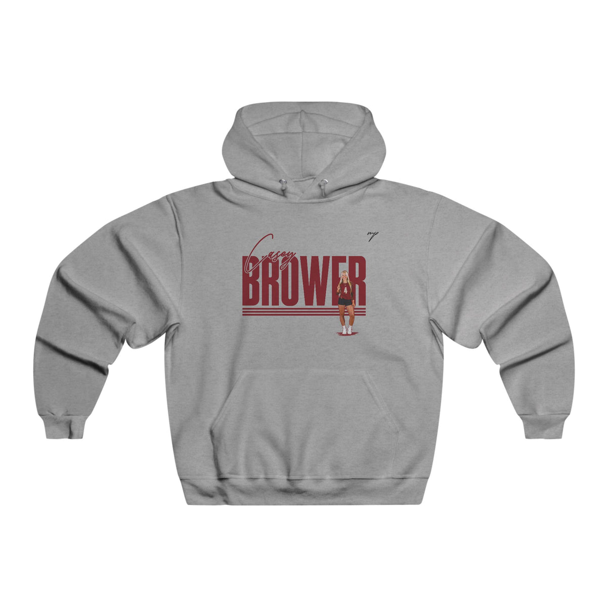Casey Brower Vintage Hoodie (Front + Back)