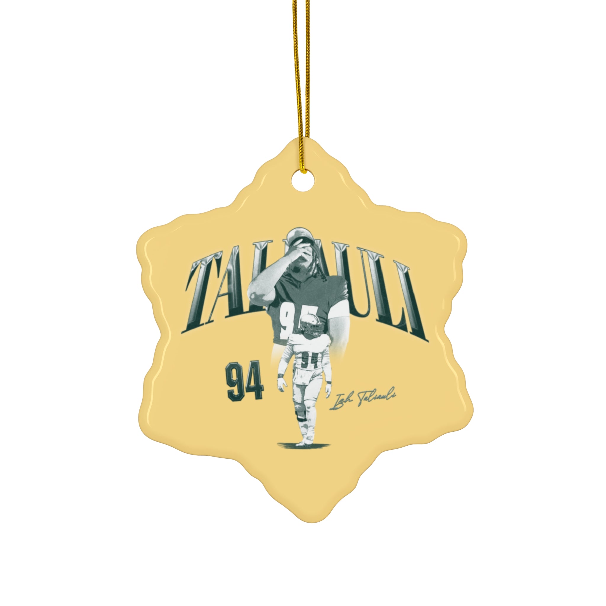 Ish Taliauli Ceramic Ornament