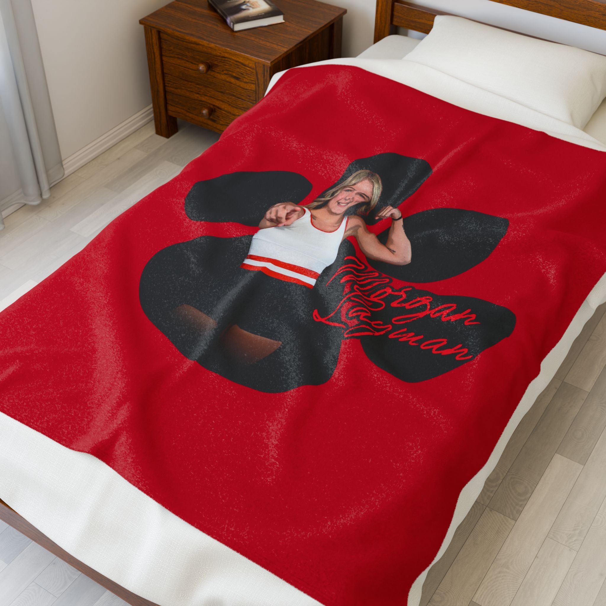 Morgan Layman Velveteen Plush Blanket
