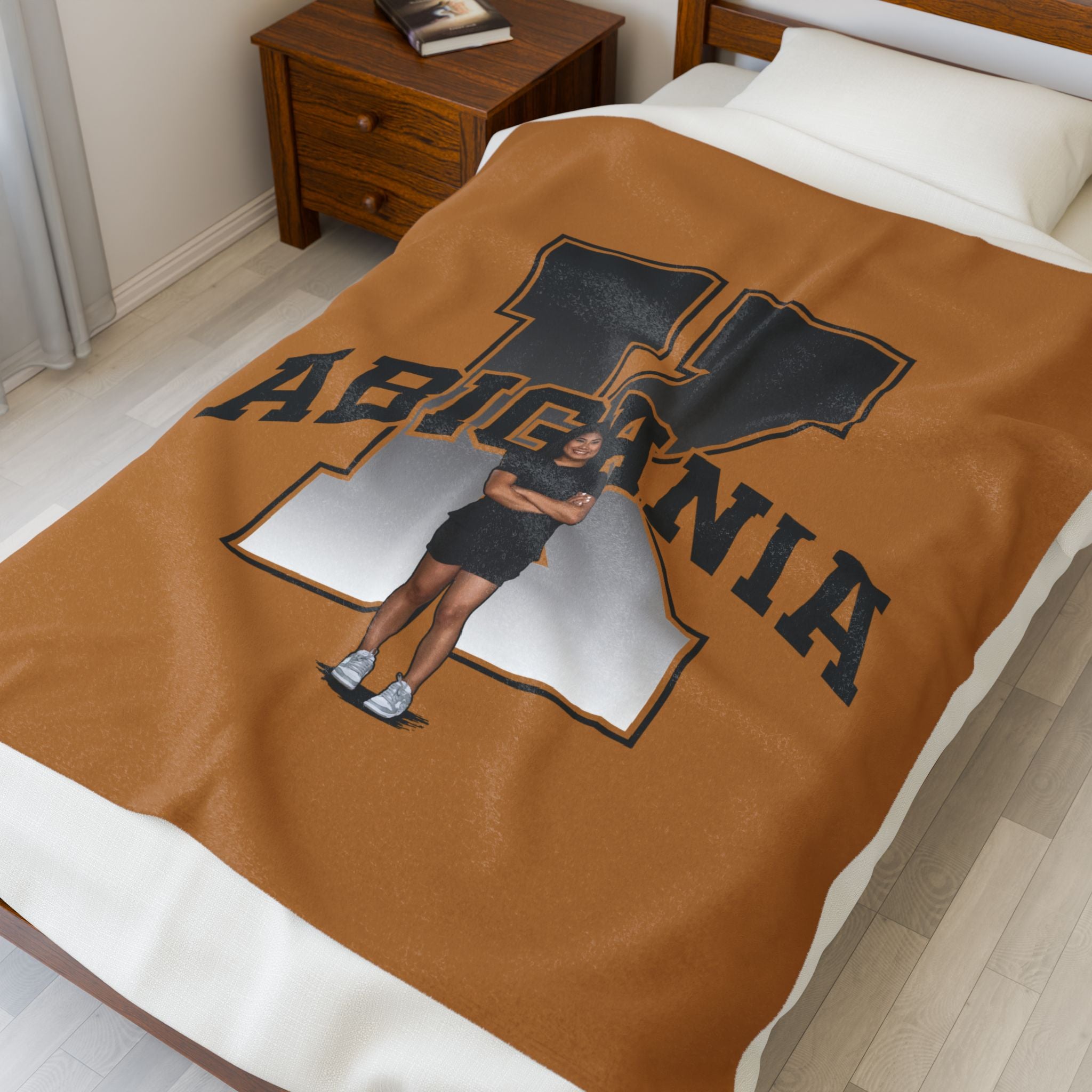 Katelyn Abigania Velveteen Plush Blanket
