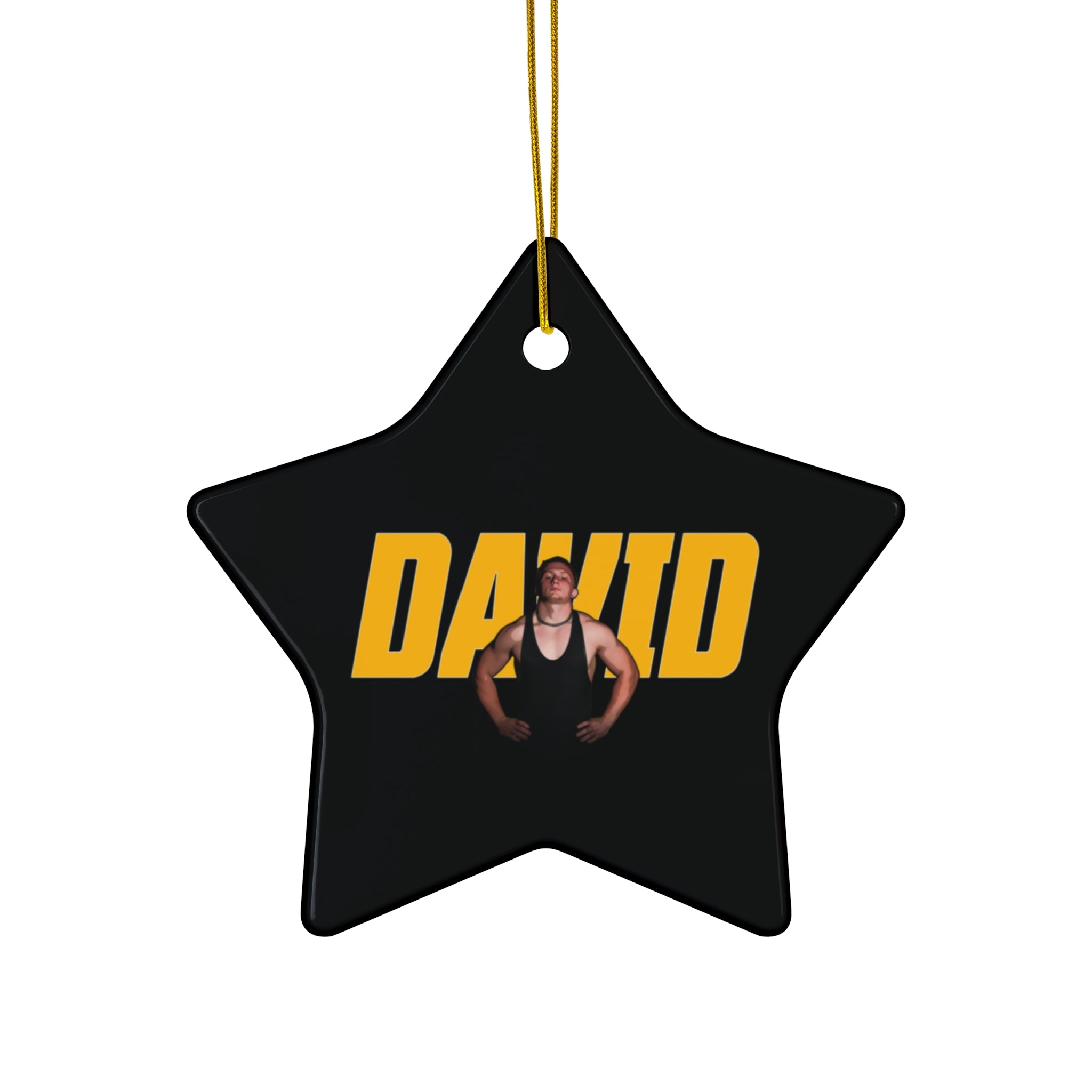 David Calkins Jr Ceramic Ornament