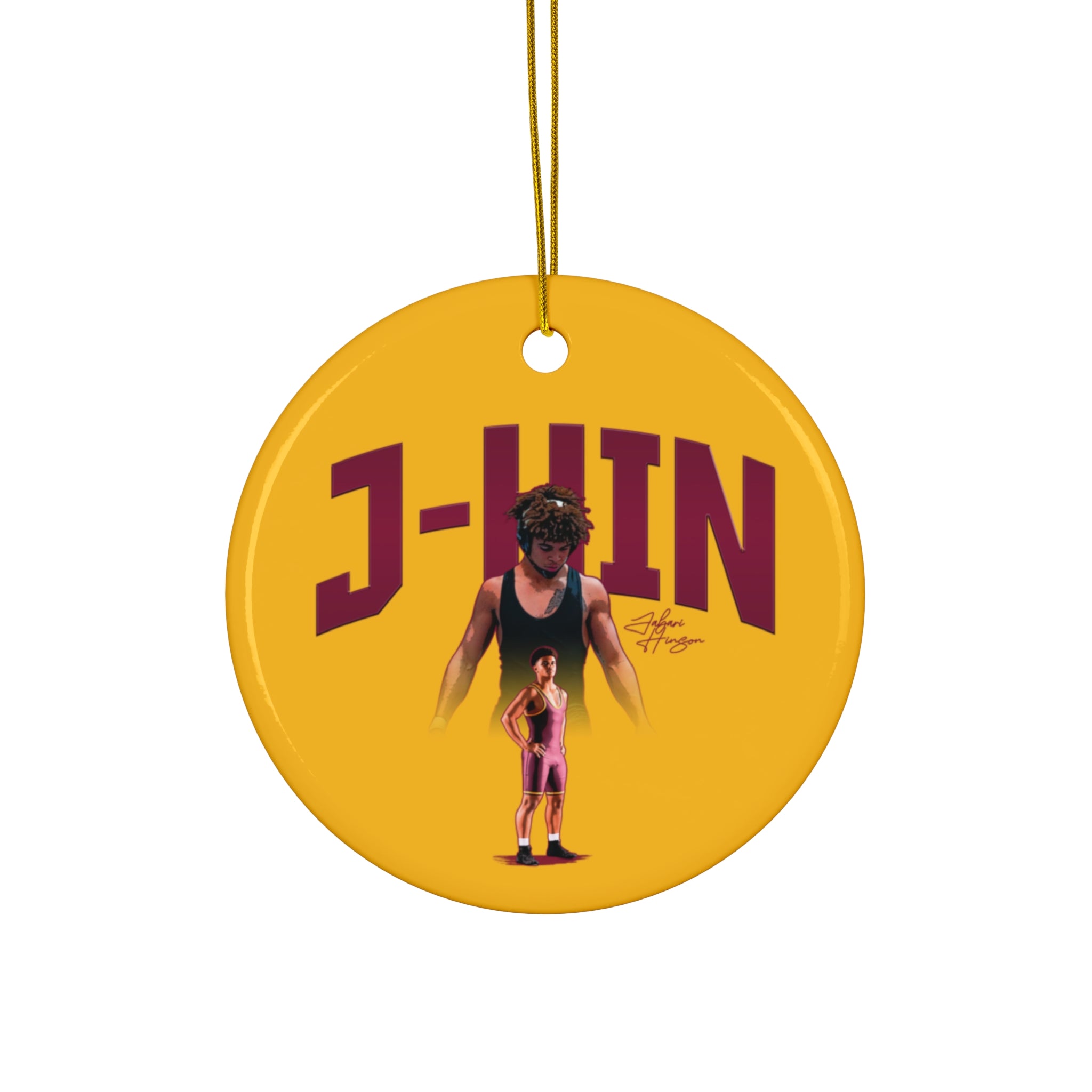 Jabari Hinson Ceramic Ornament