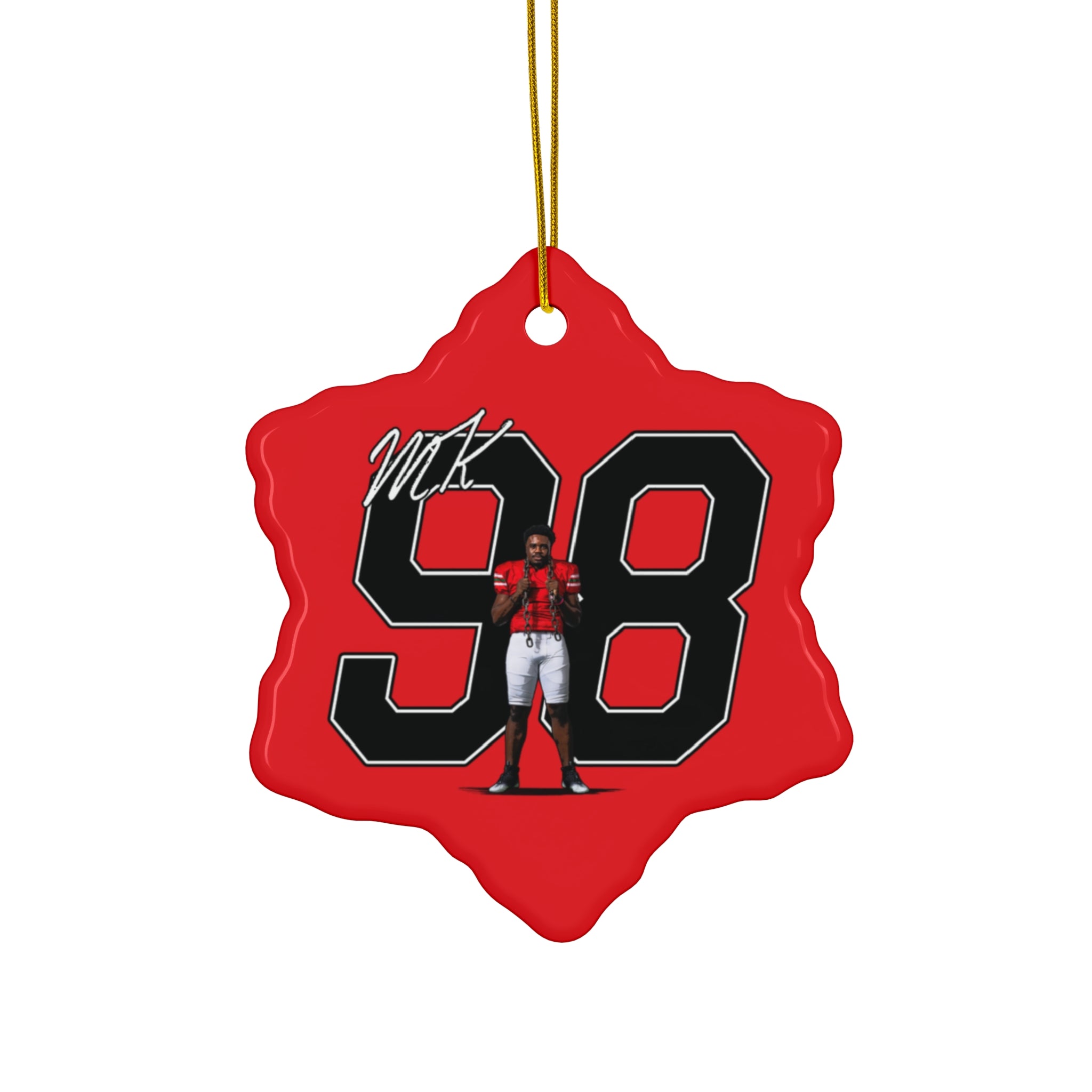 Messi Kalenda Ceramic Ornament