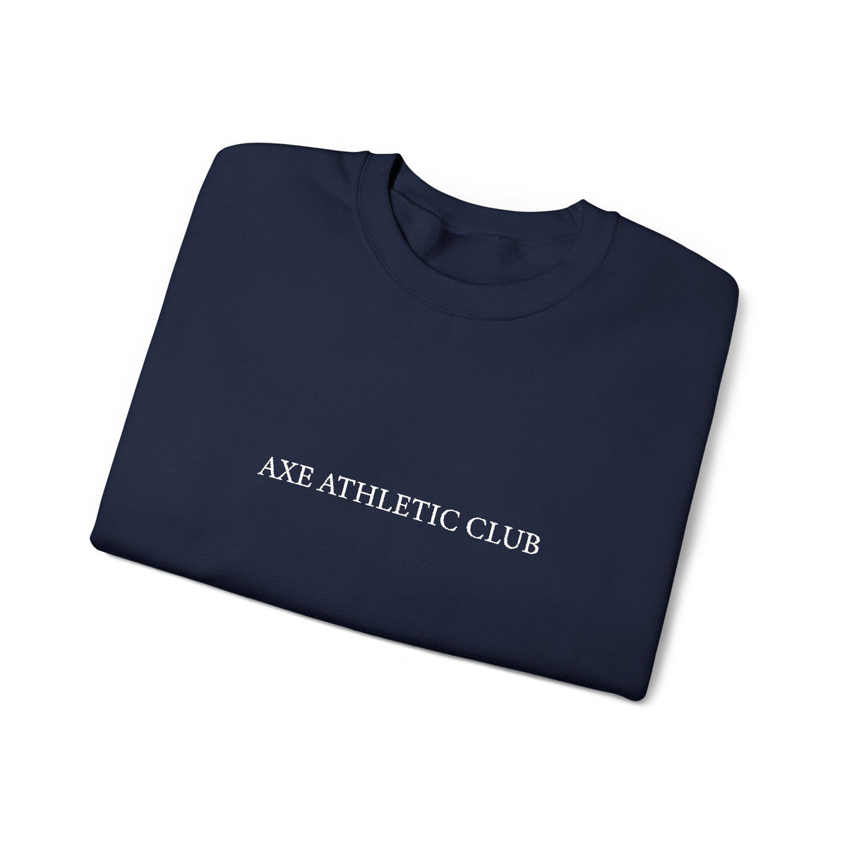 Axe Athletic Club Crewneck- Black/Navy
