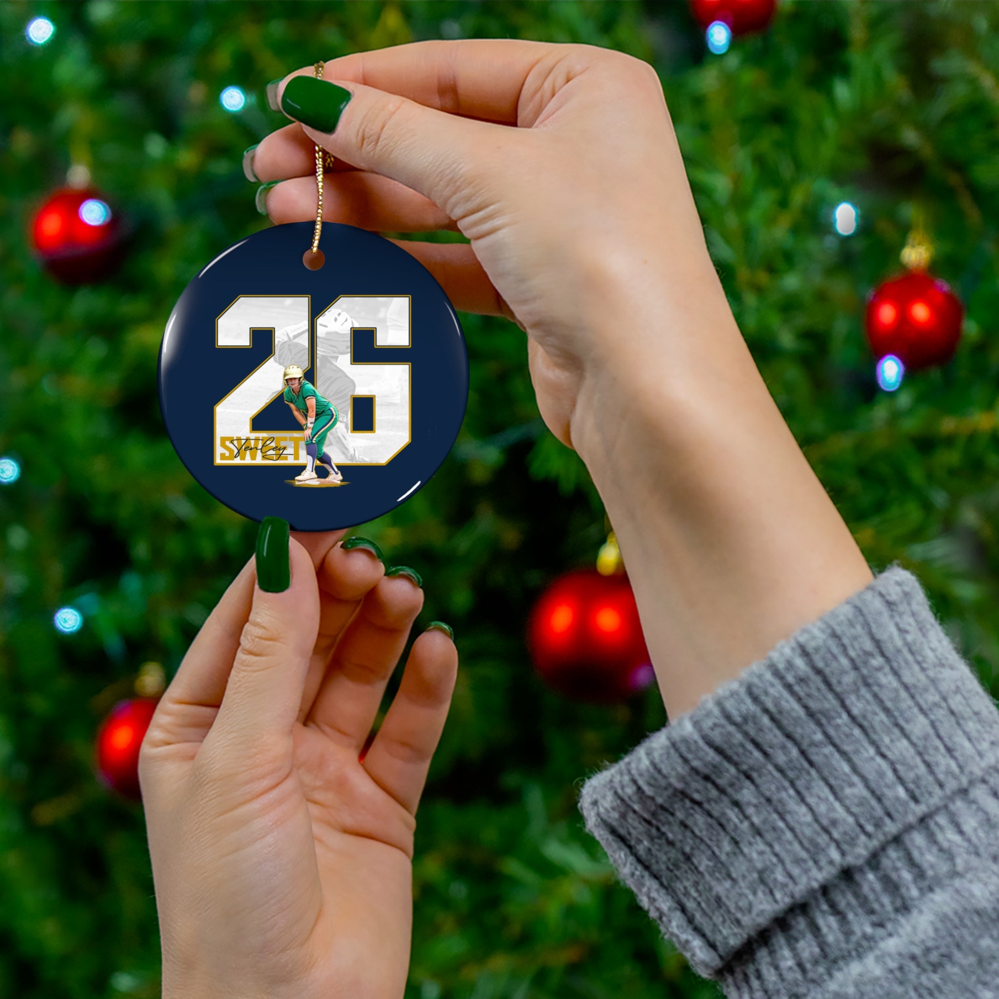 Tenley Sweet Ceramic Ornament