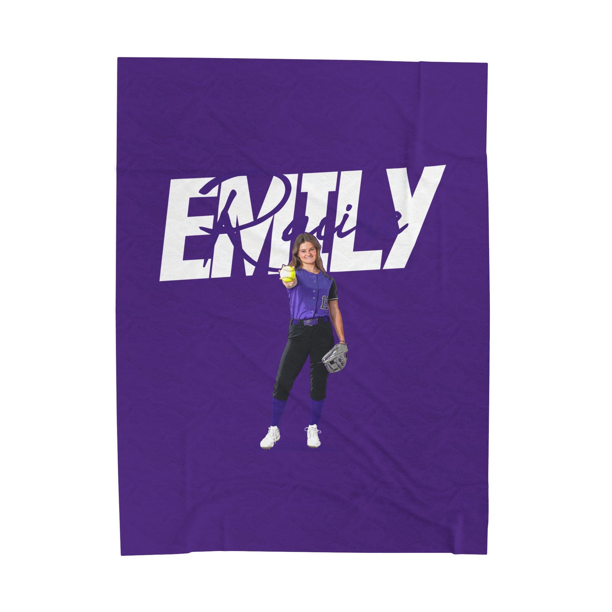 Emily Racine Velveteen Plush Blanket