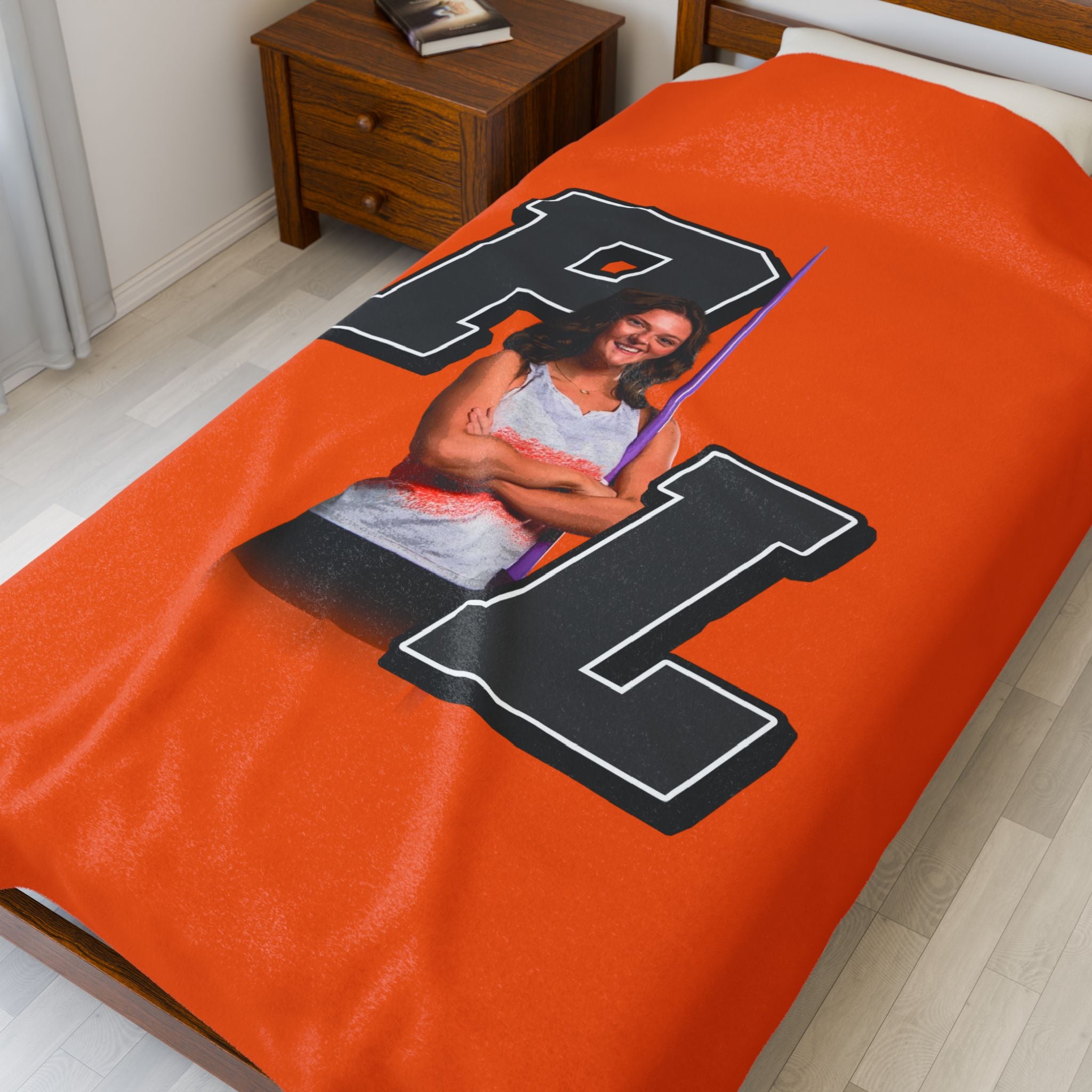 Payton Logan Velveteen Plush Blanket