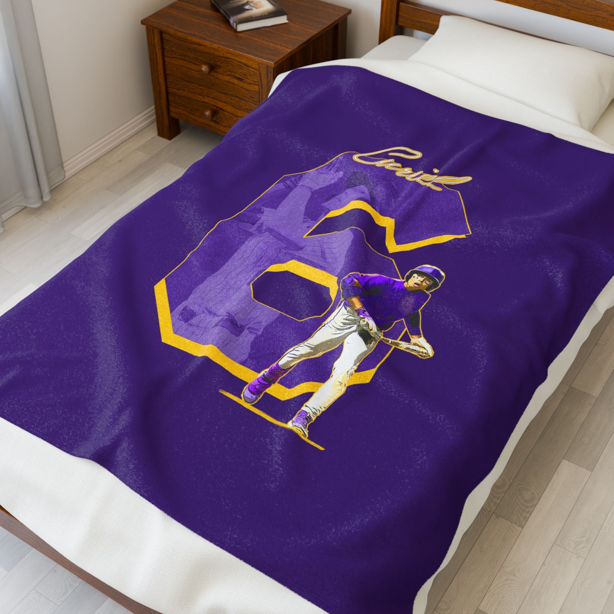 Derek Curiel Velveteen Plush Blanket