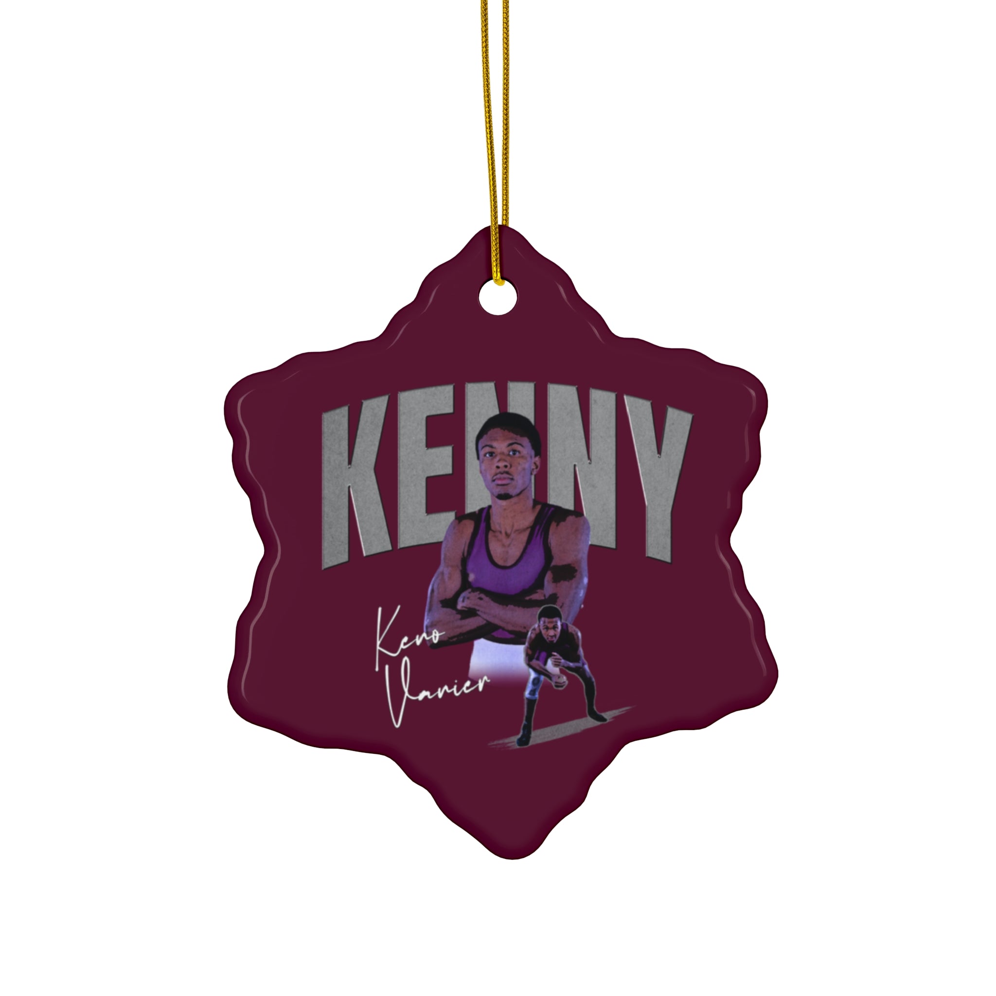 Keno Vanier Ceramic Ornament