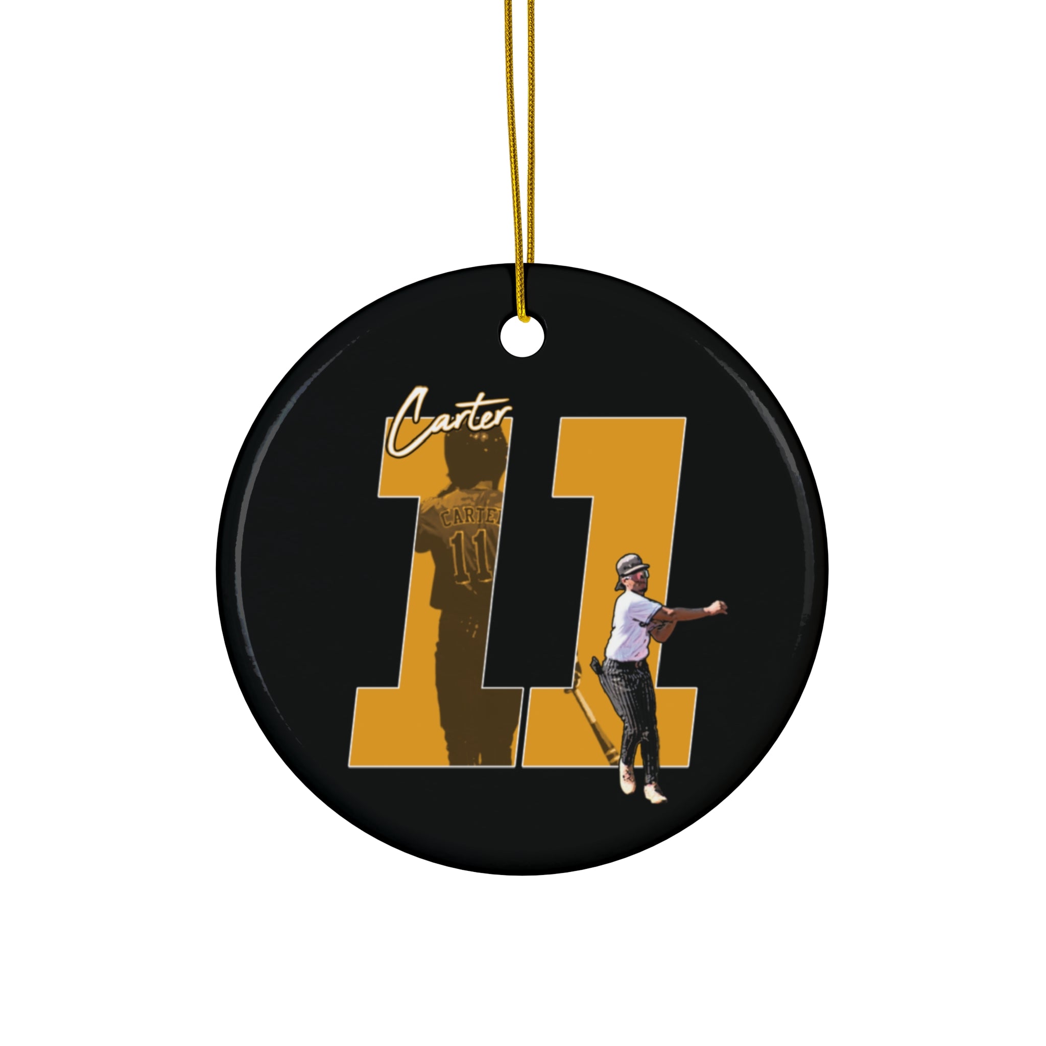 Julian Carter Ceramic Ornament