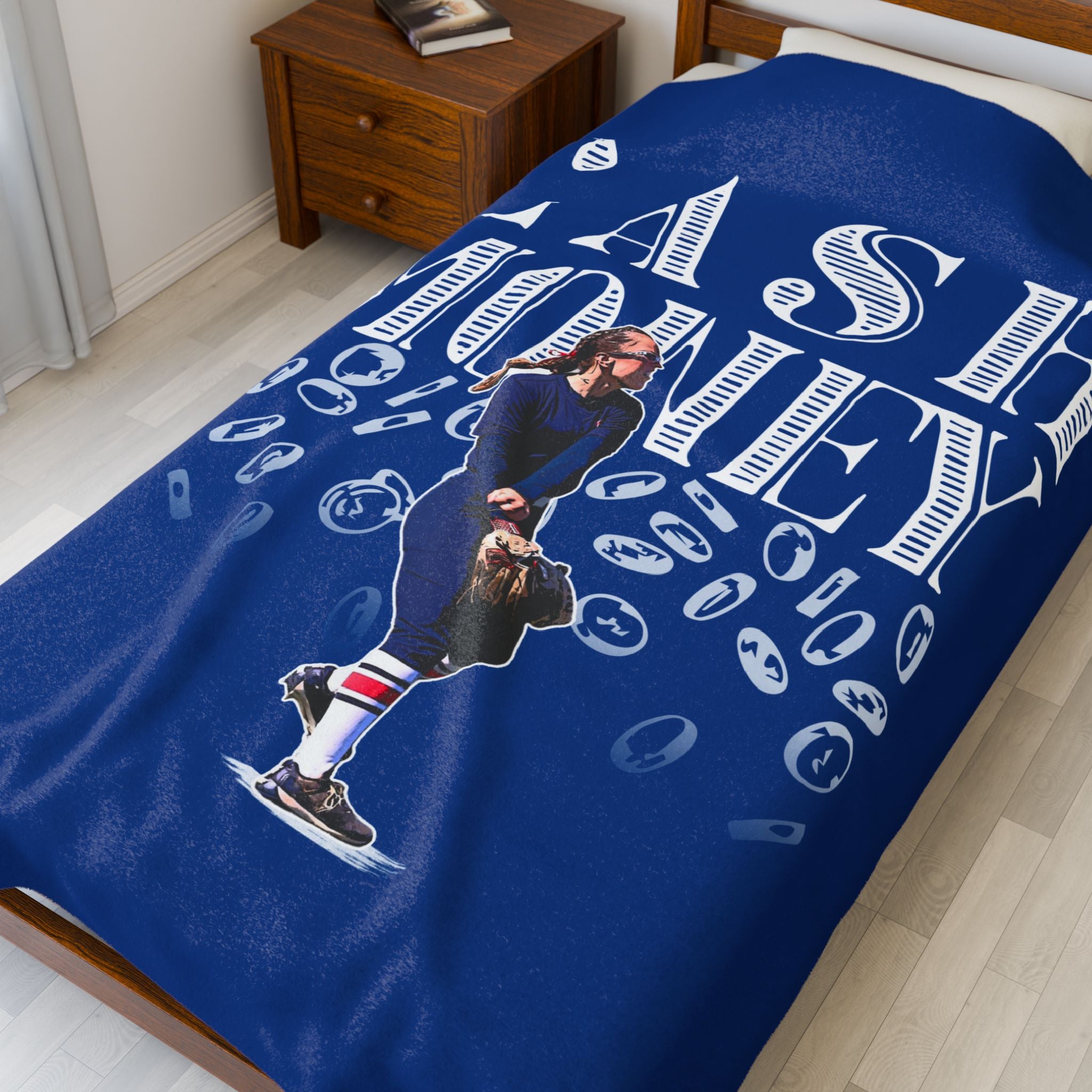 Cassidy Patterson Velveteen Plush Blanket