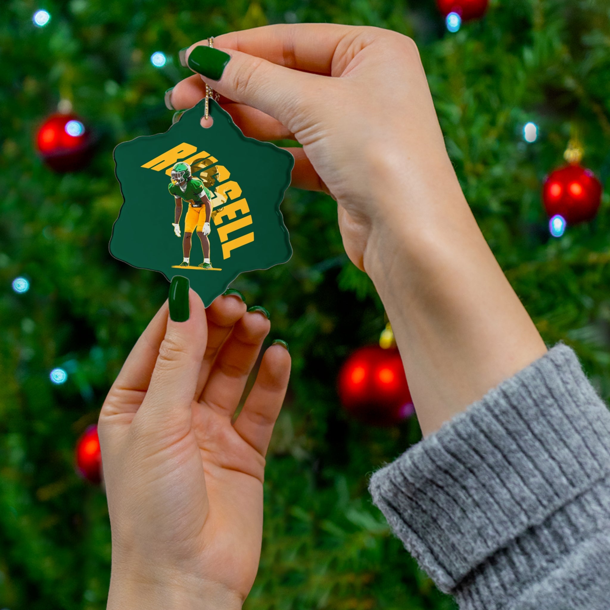 Deron Russell Ceramic Ornament