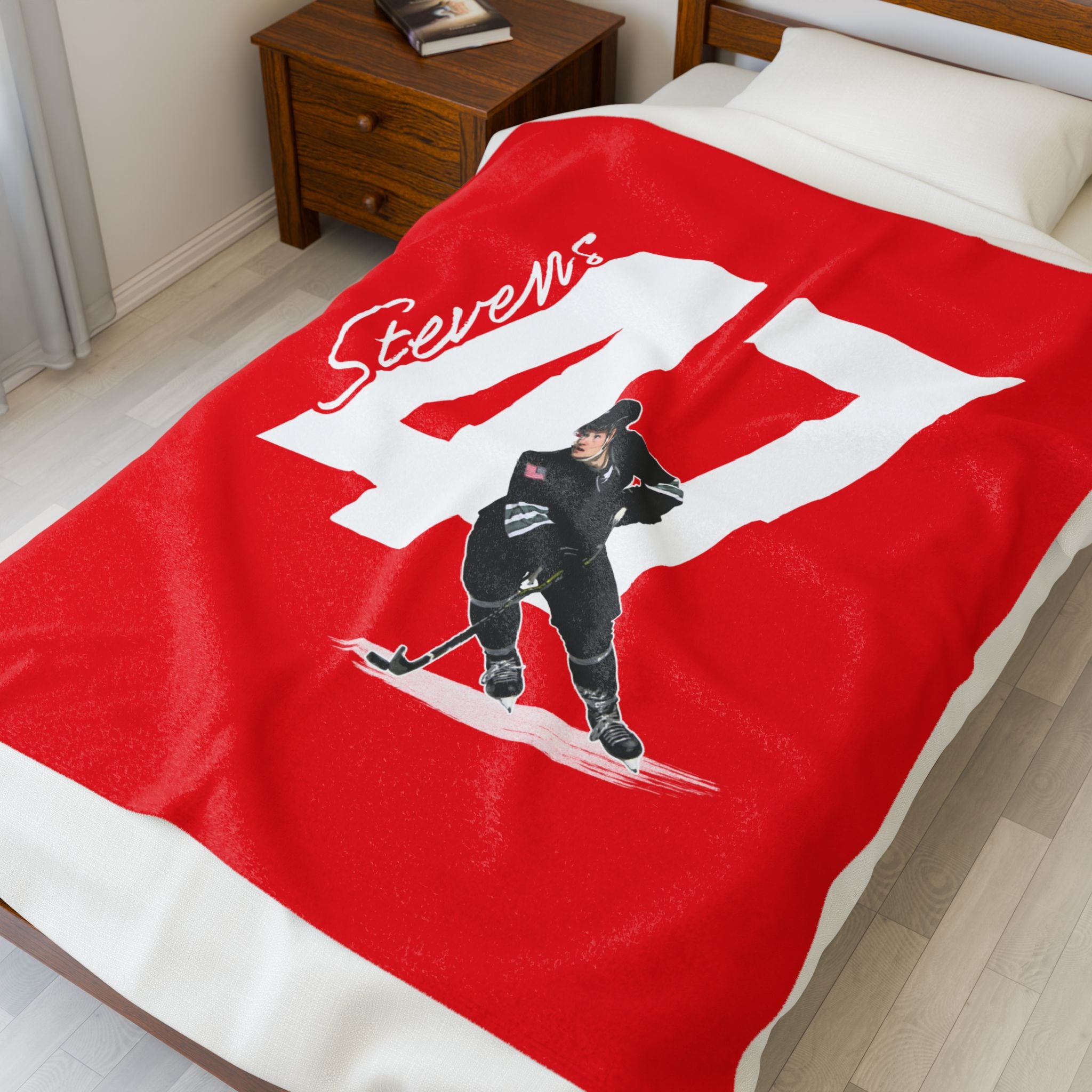 Kyle Stevens Velveteen Plush Blanket