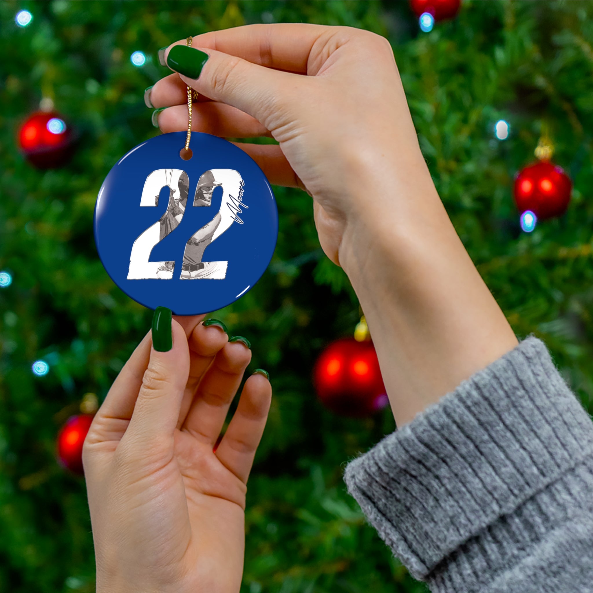 Natalie Moore Ceramic Ornament