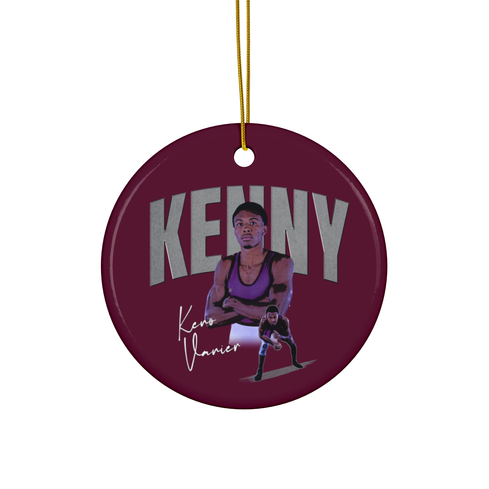 Keno Vanier Ceramic Ornament