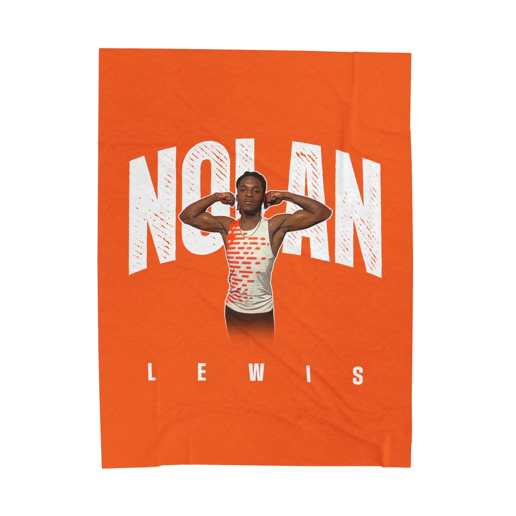 Nolan Lewis Velveteen Plush Blanket
