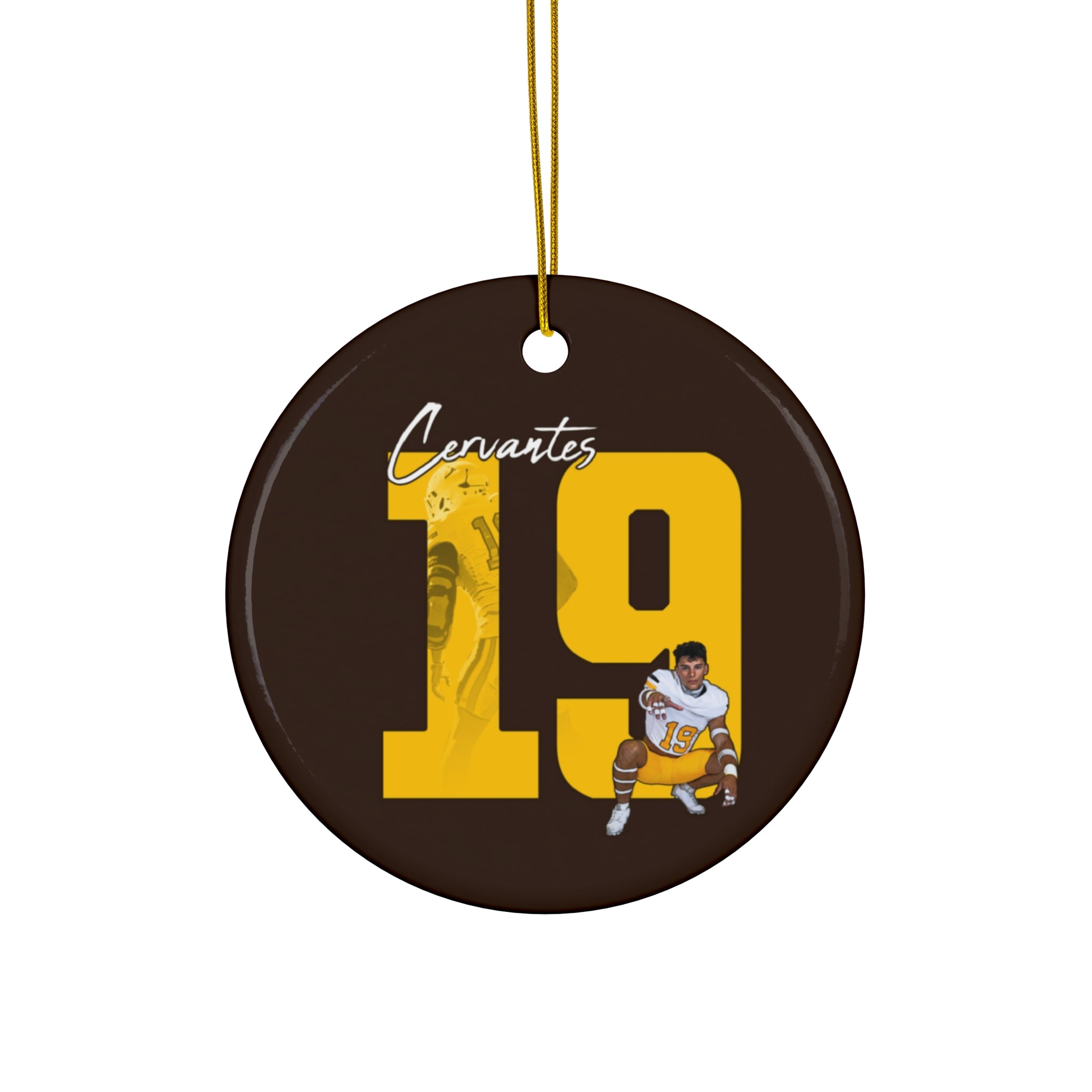 Connor Cervantes Ceramic Ornament