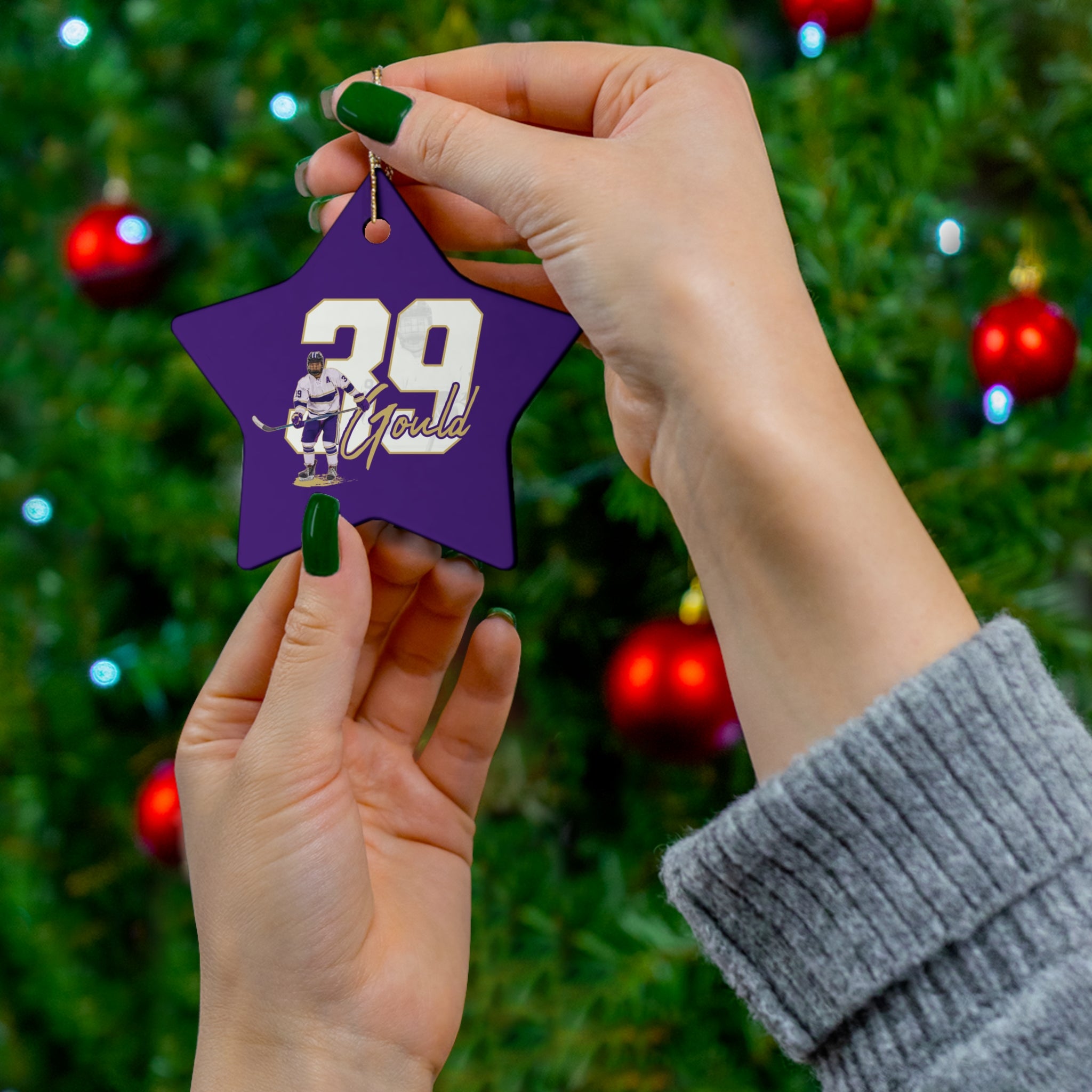 Evan Gould Ceramic Ornament