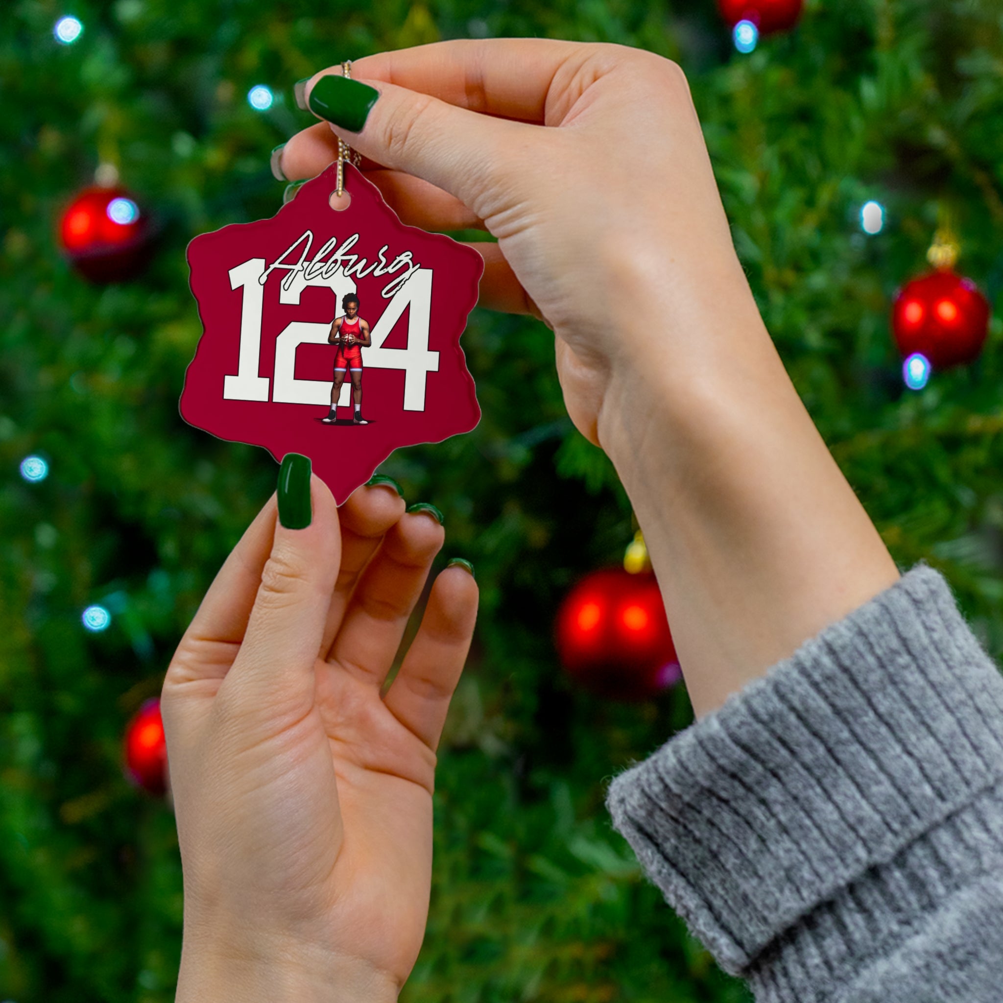 Chanelle Alburg Ceramic Ornament