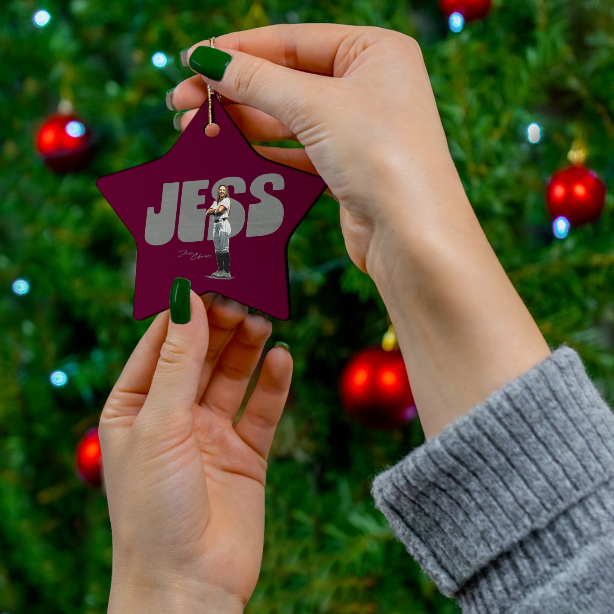 Jessica Cherms Ceramic Ornament