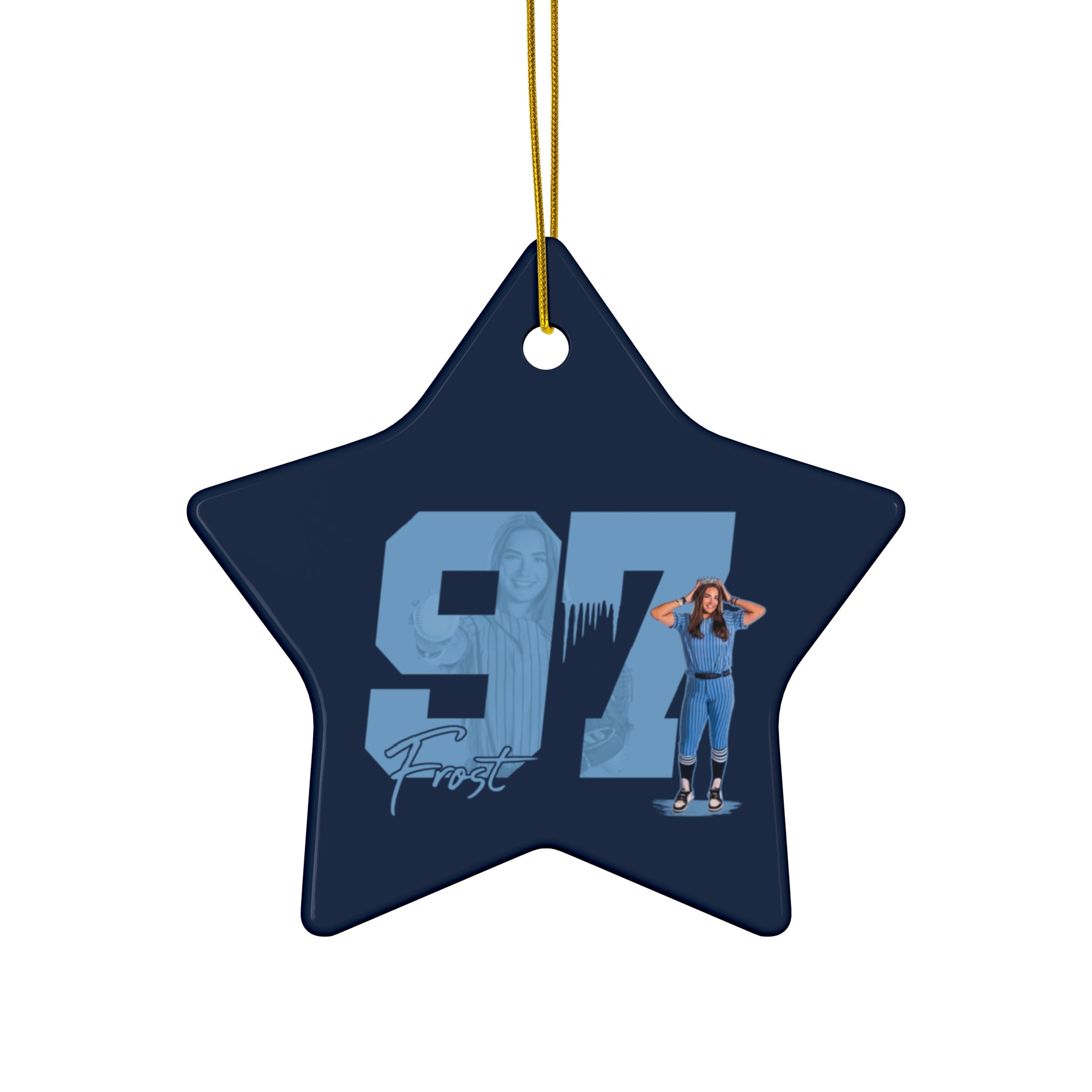 Kendall Frost Ceramic Ornament