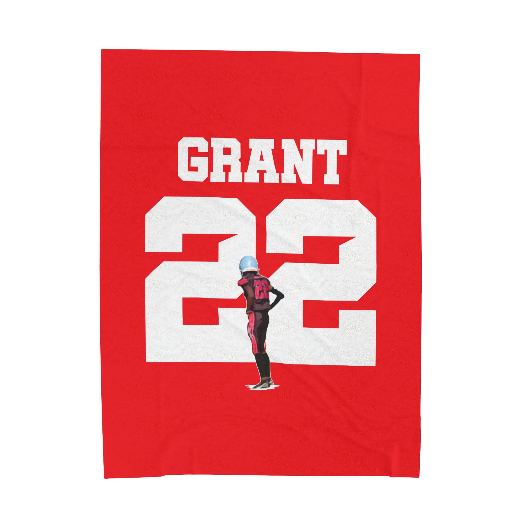 DeANdre Grant Velveteen Plush Blanket