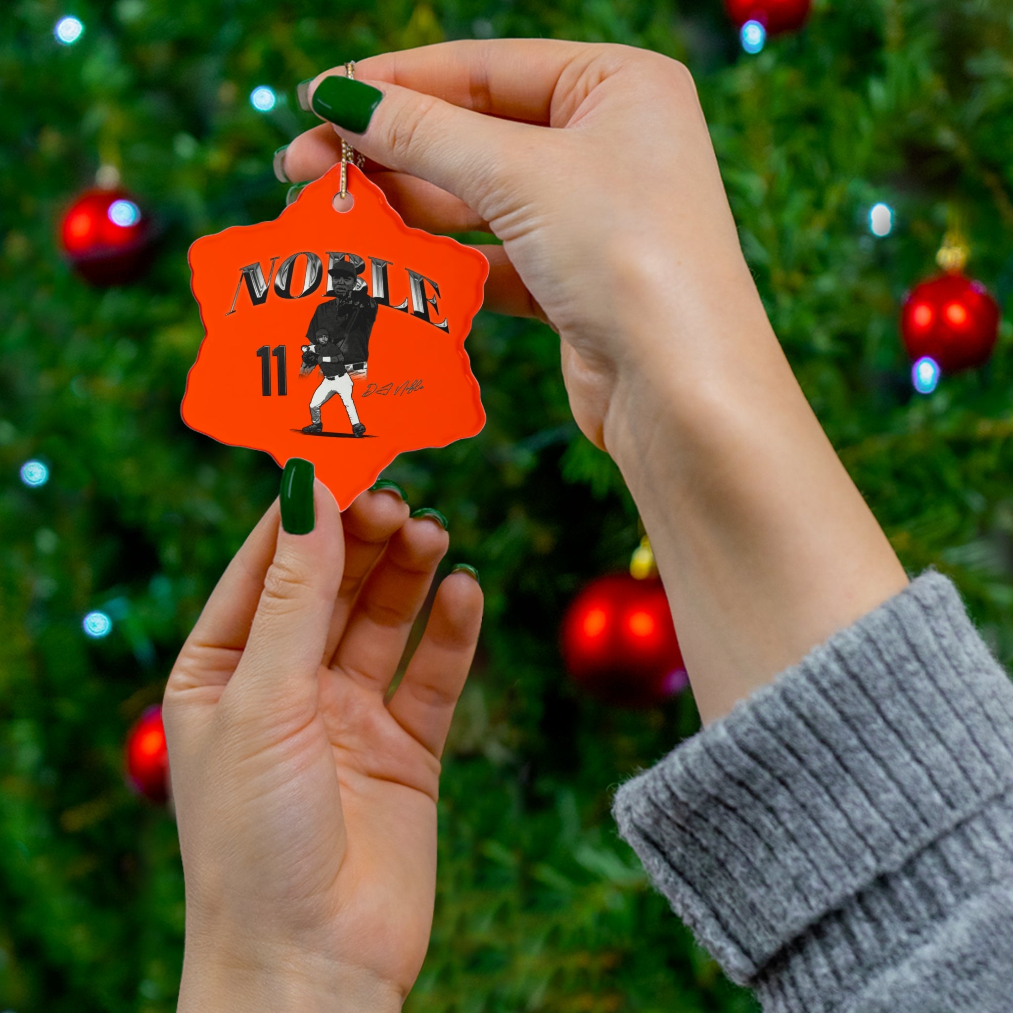 DJ Noble Ceramic Ornament