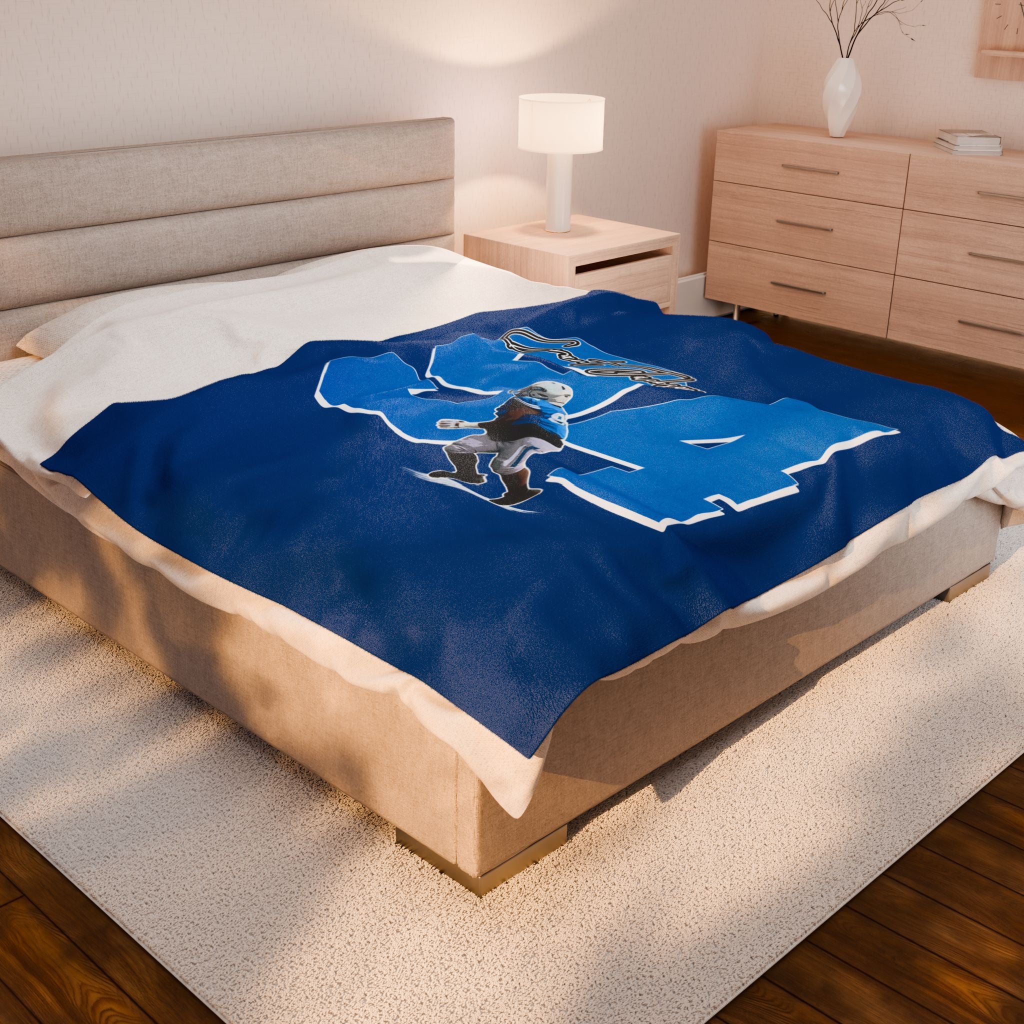 Grant Jackson Velveteen Plush Blanket