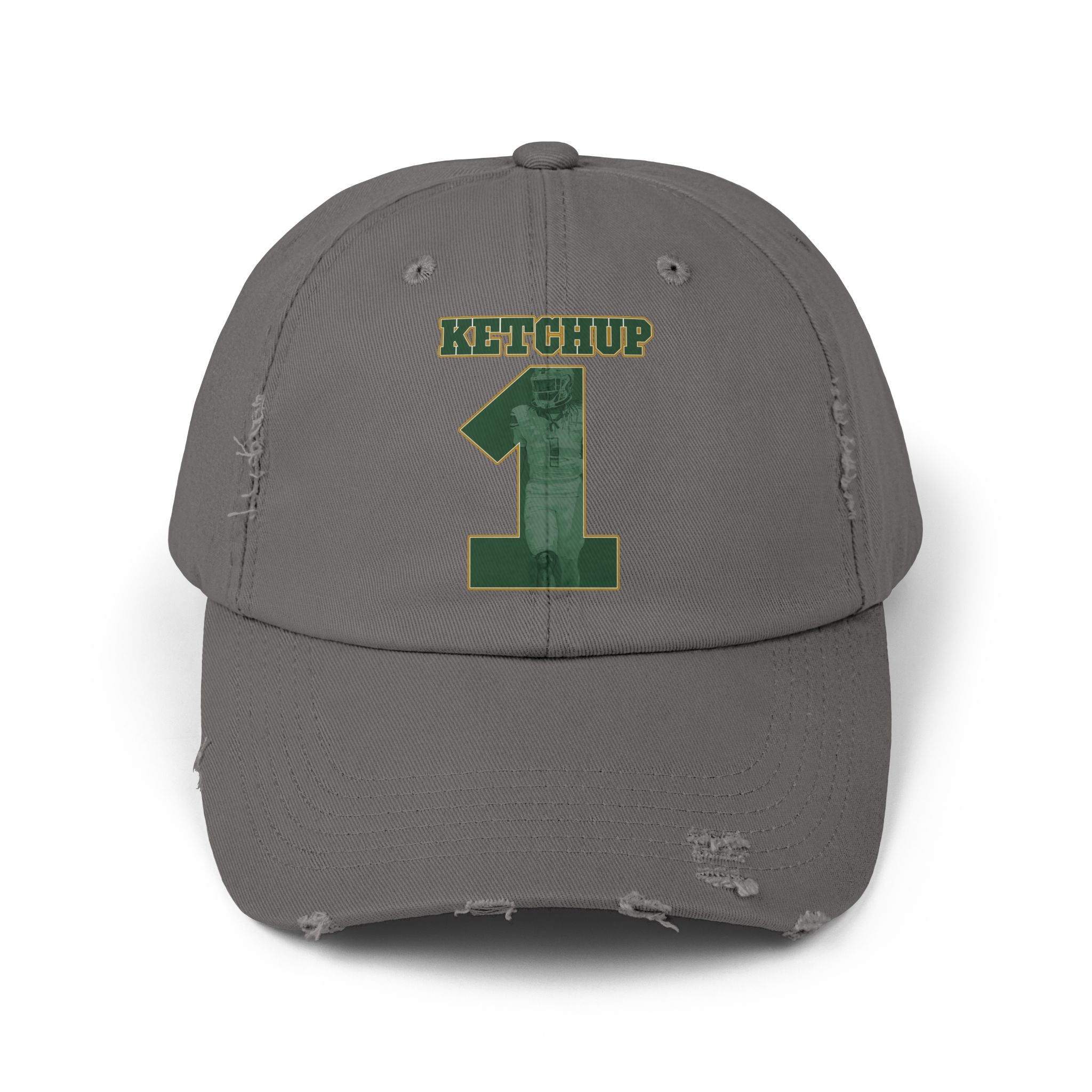 Izaiah Ketchup Distressed Dad Cap