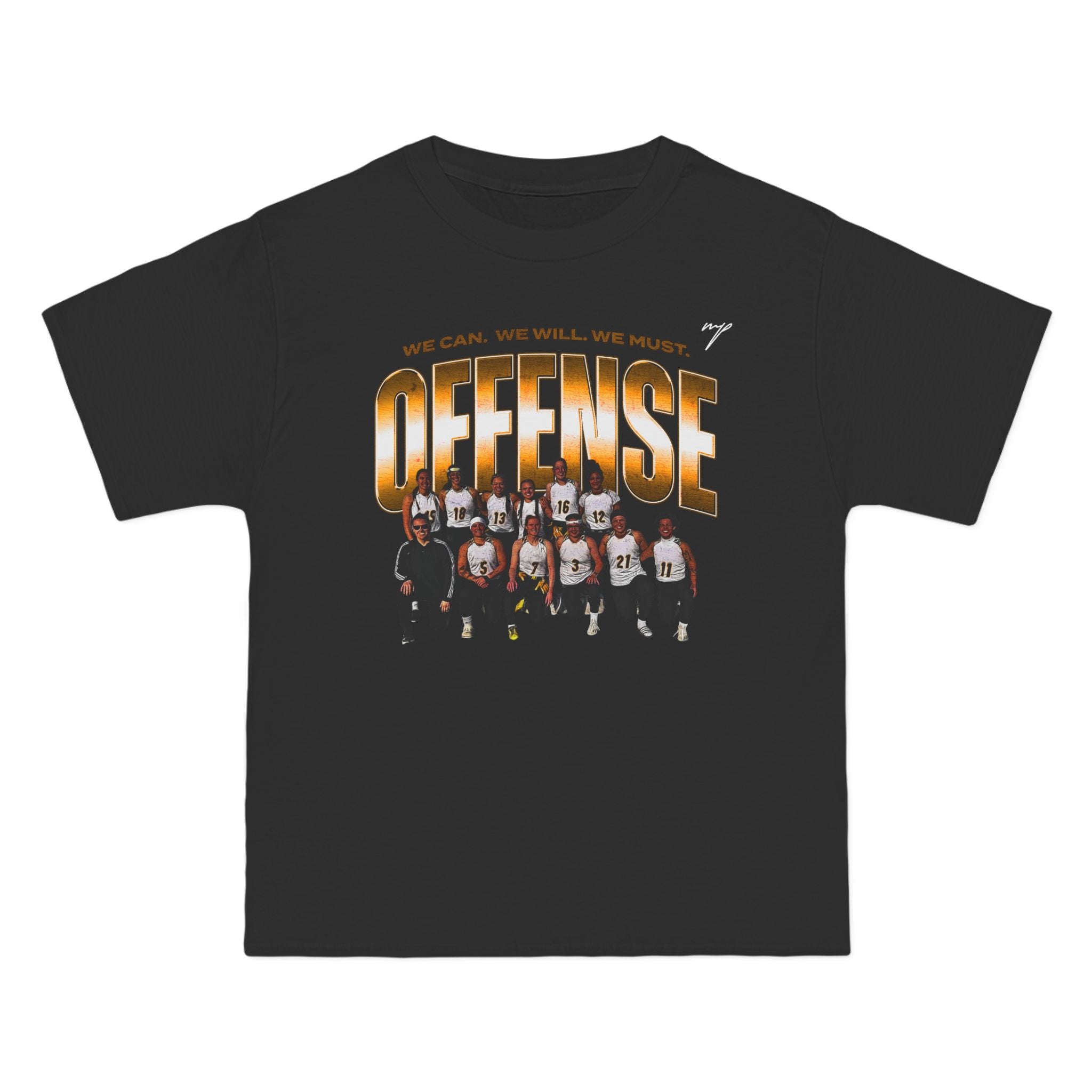 We Can. We Will. We Must. OFFENSE Black Vintage Tee