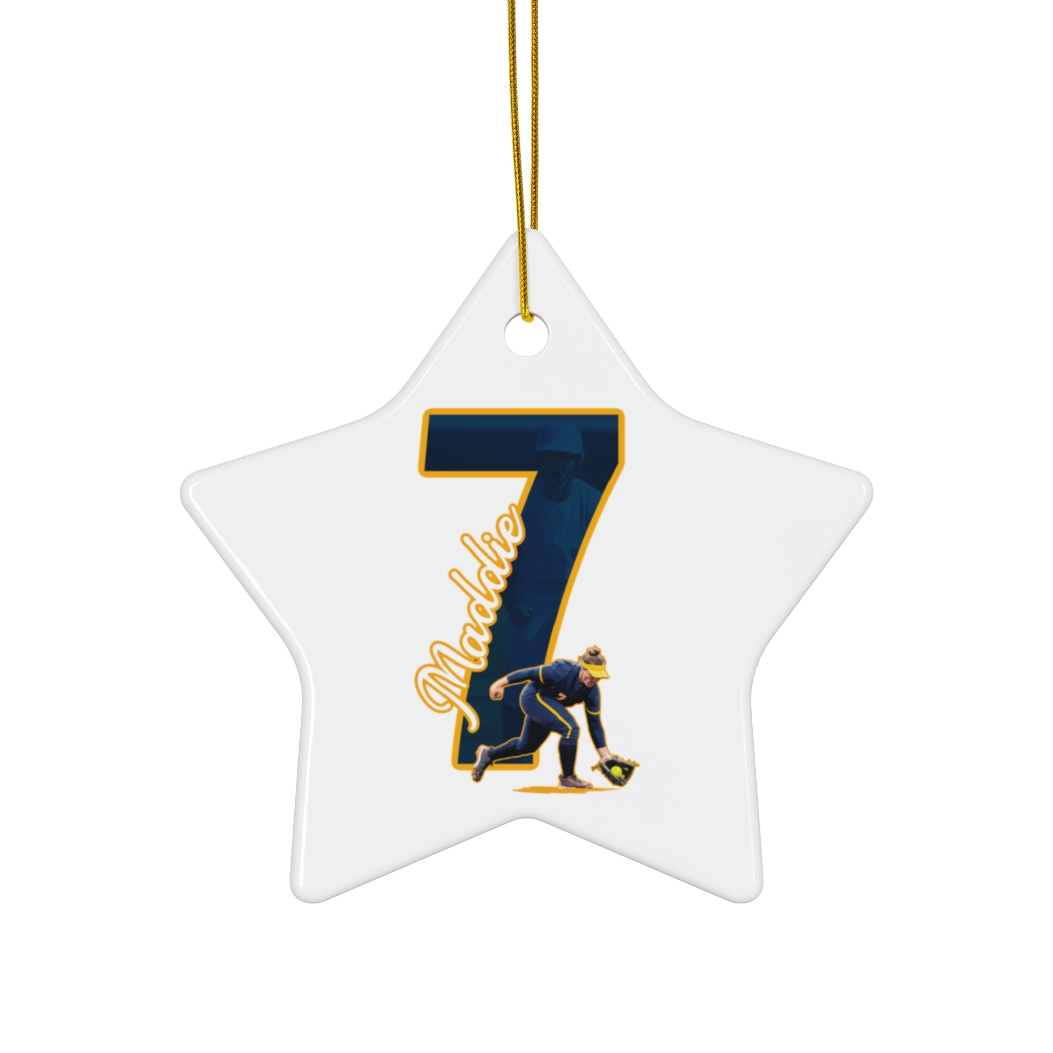 Maddie Erickson Ceramic Ornament