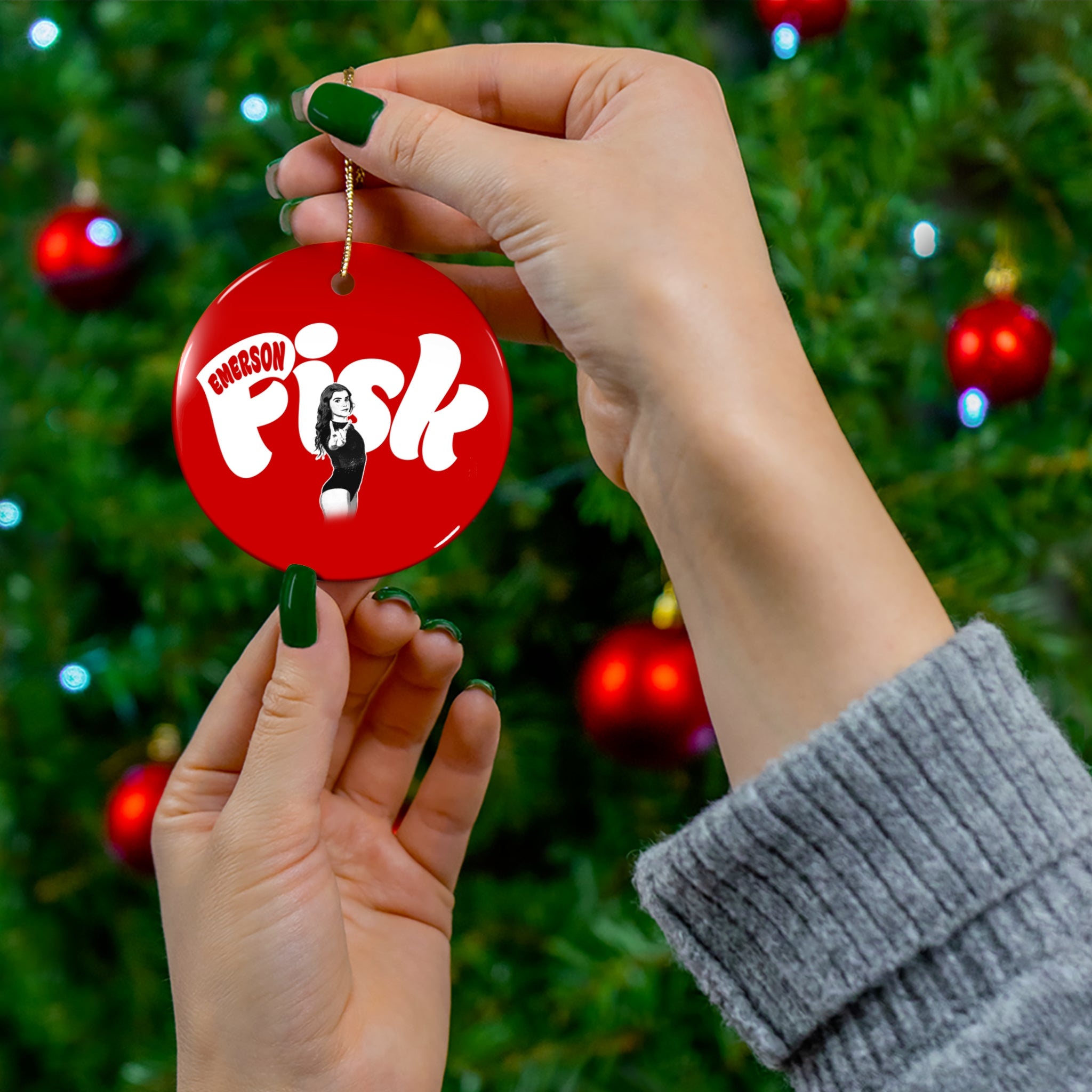 Emerson Fisk Ceramic Star Ornament