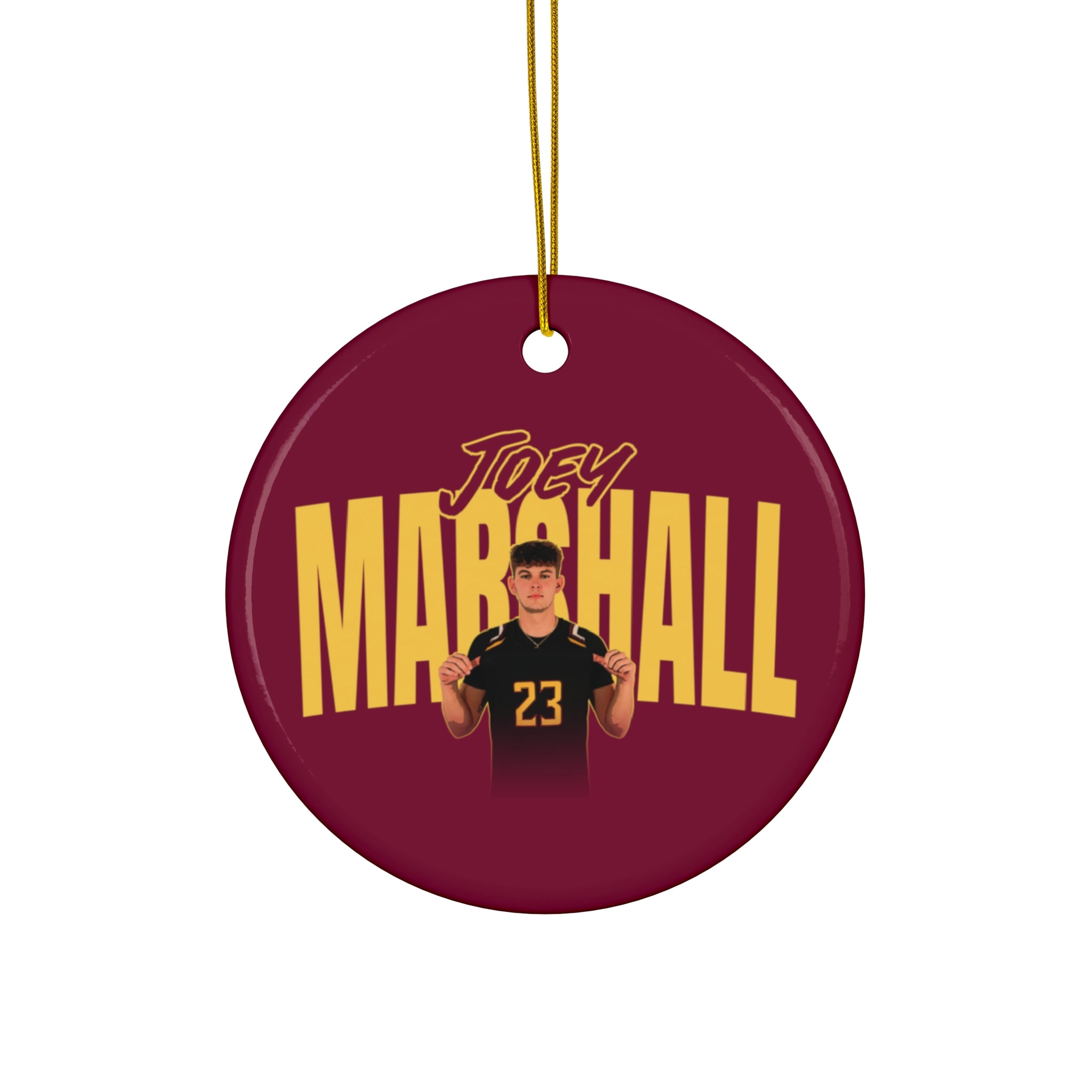 Joey Marshall Ceramic Ornament