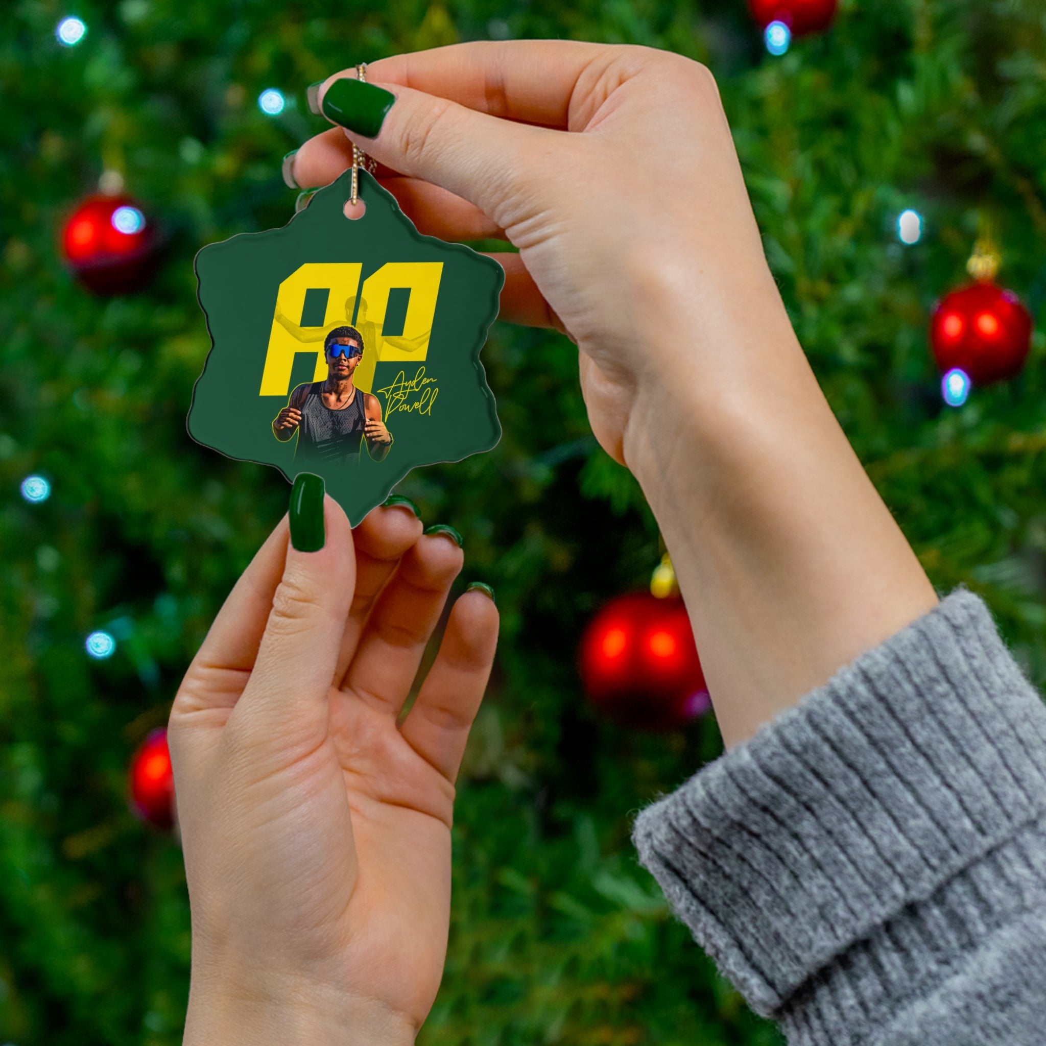 Ayden Powell Ceramic Ornament